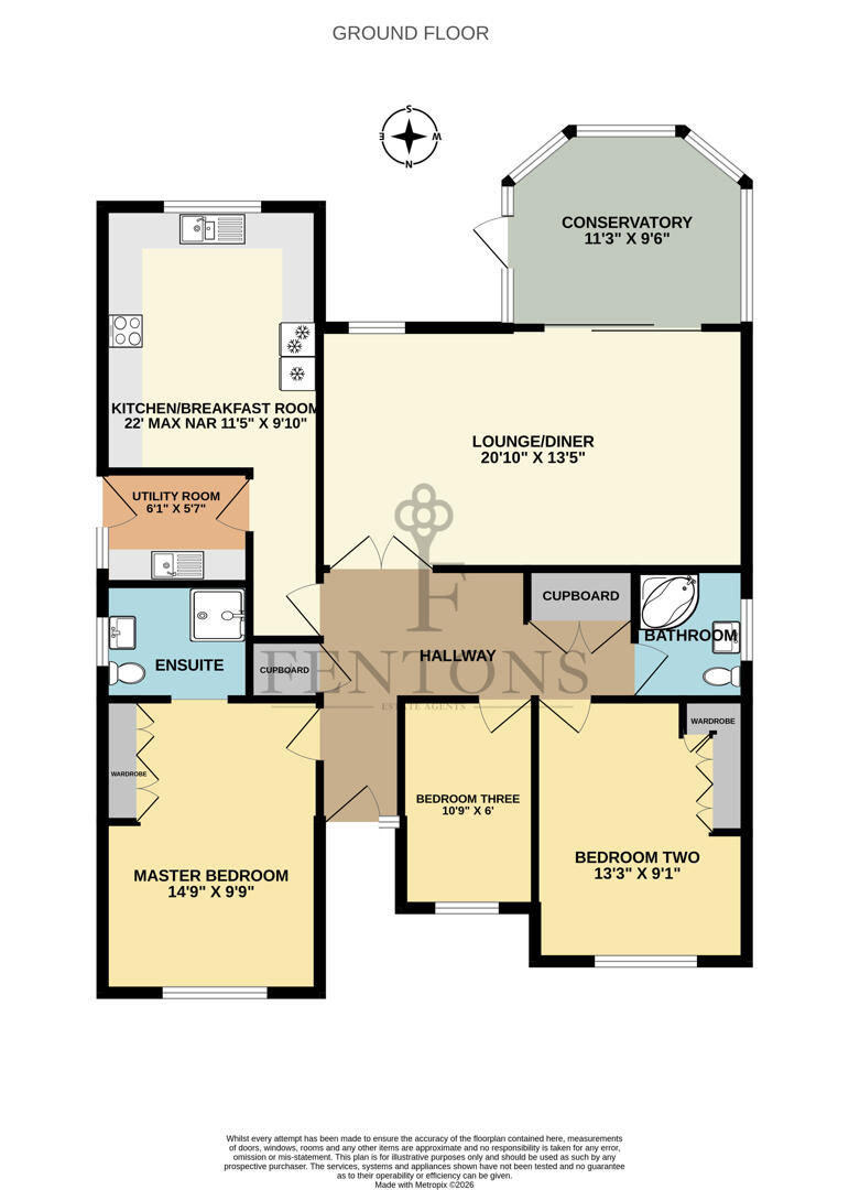 146, Walton Road, Walton-on-the-Naze floorplan