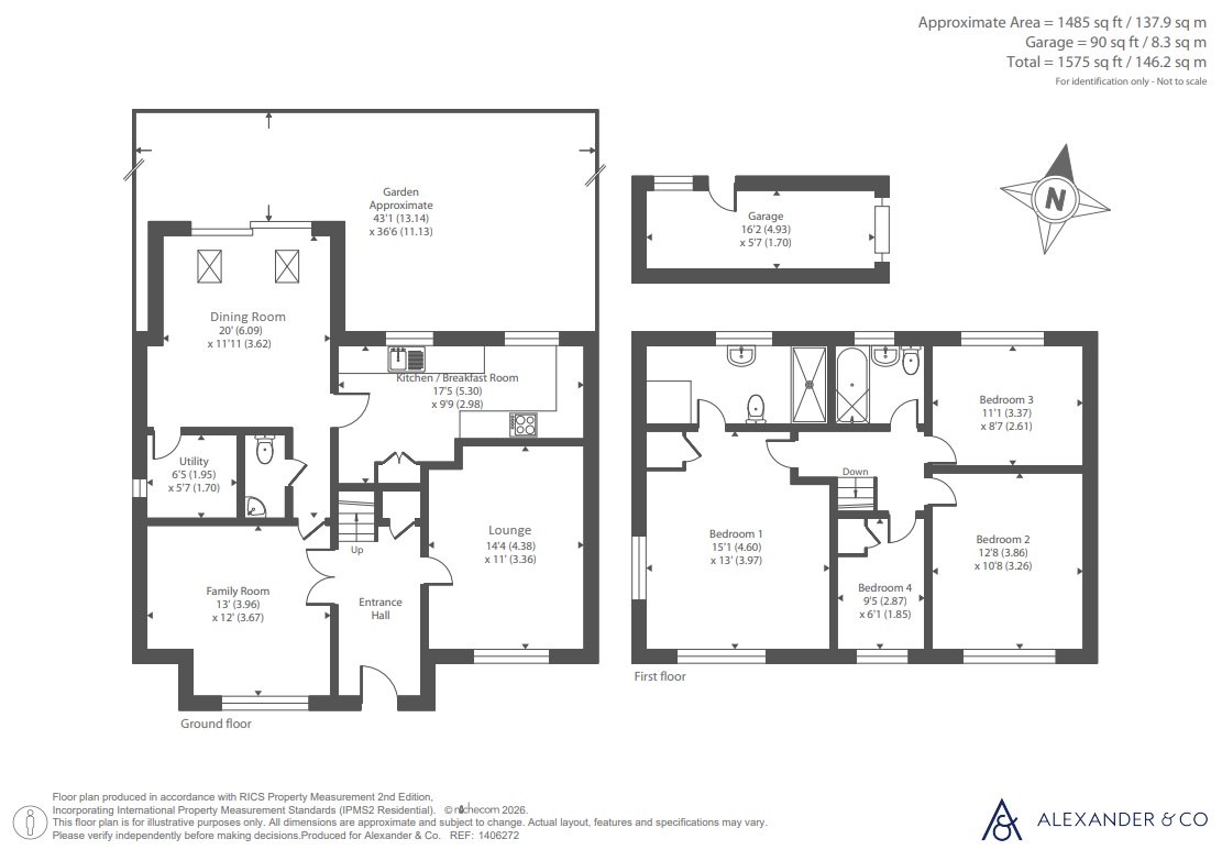 32, Borrowdale Avenue, Bedfordshire floorplan