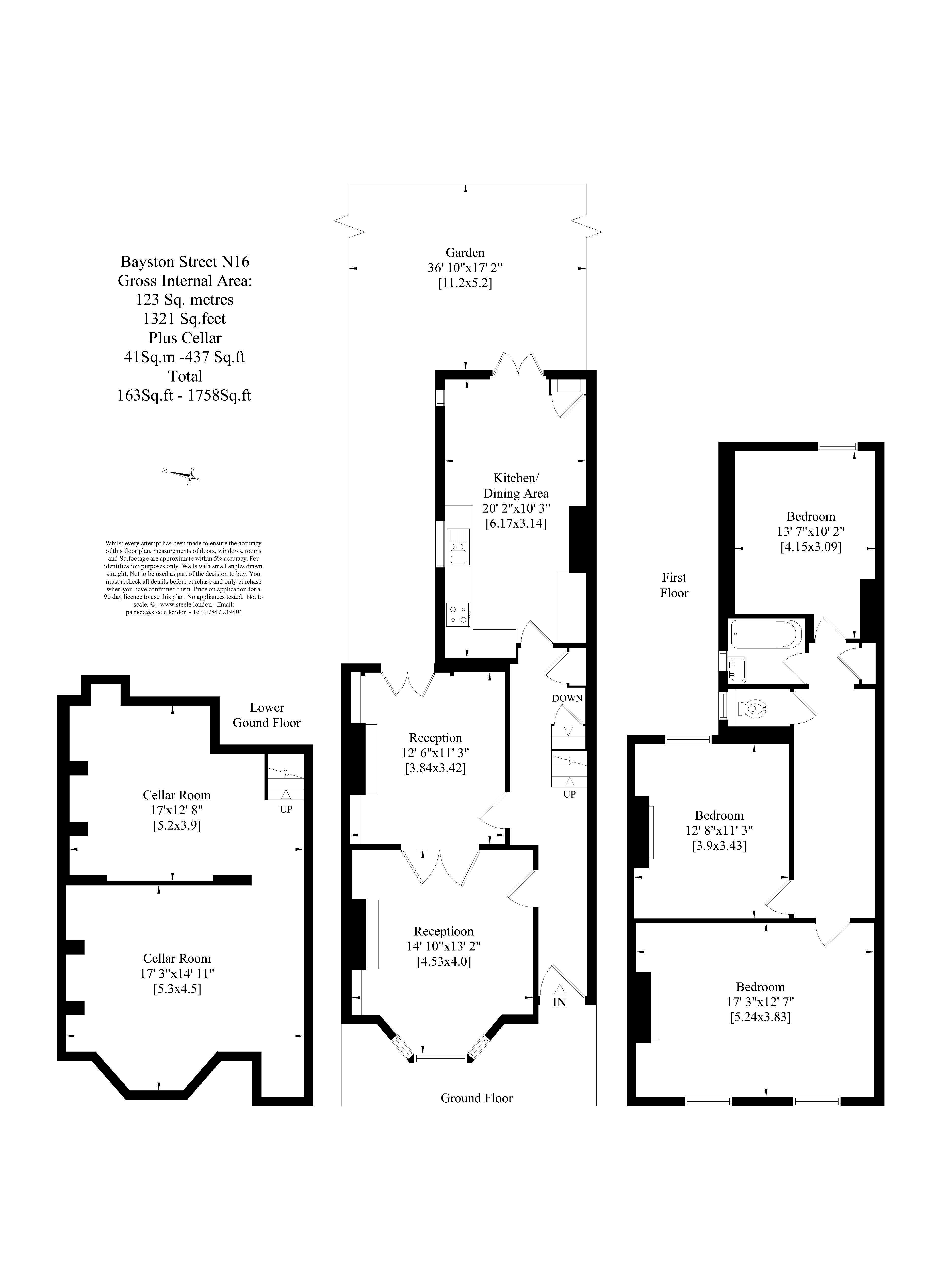 3 Bedrooms Terraced house for sale in Bayston Road, London N16