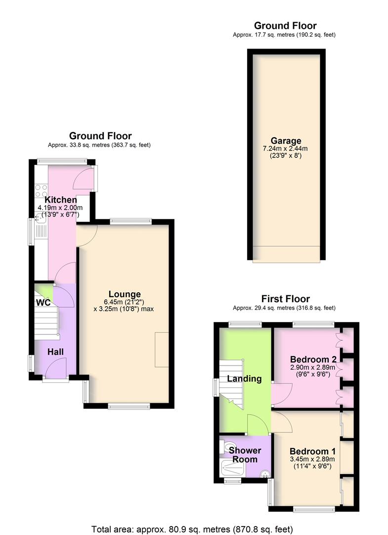 17, Manor Avenue, Northwich floorplan