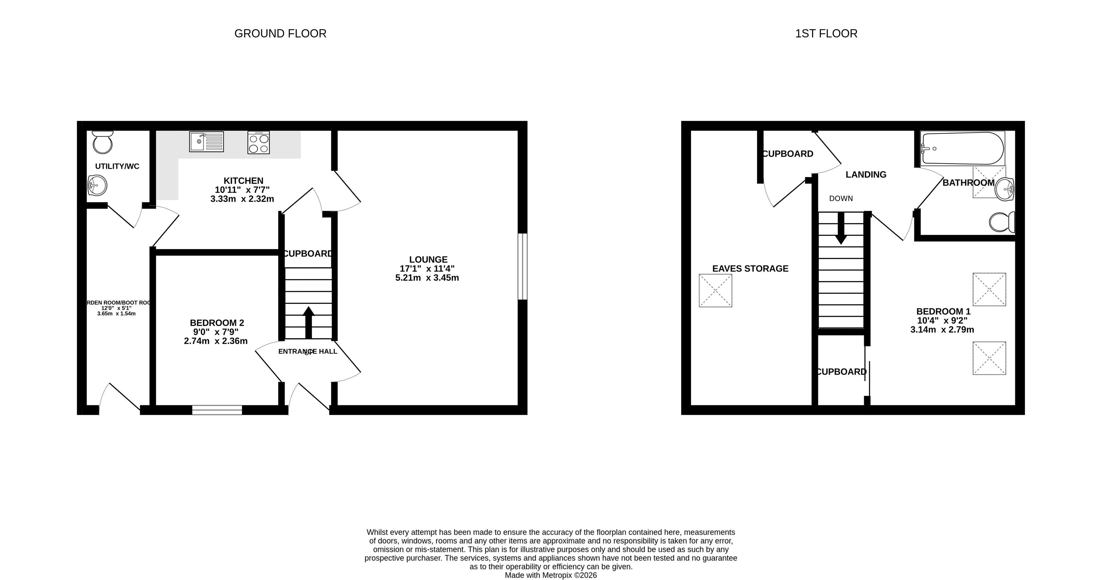 1, Princess Court, Blandford Forum floorplan