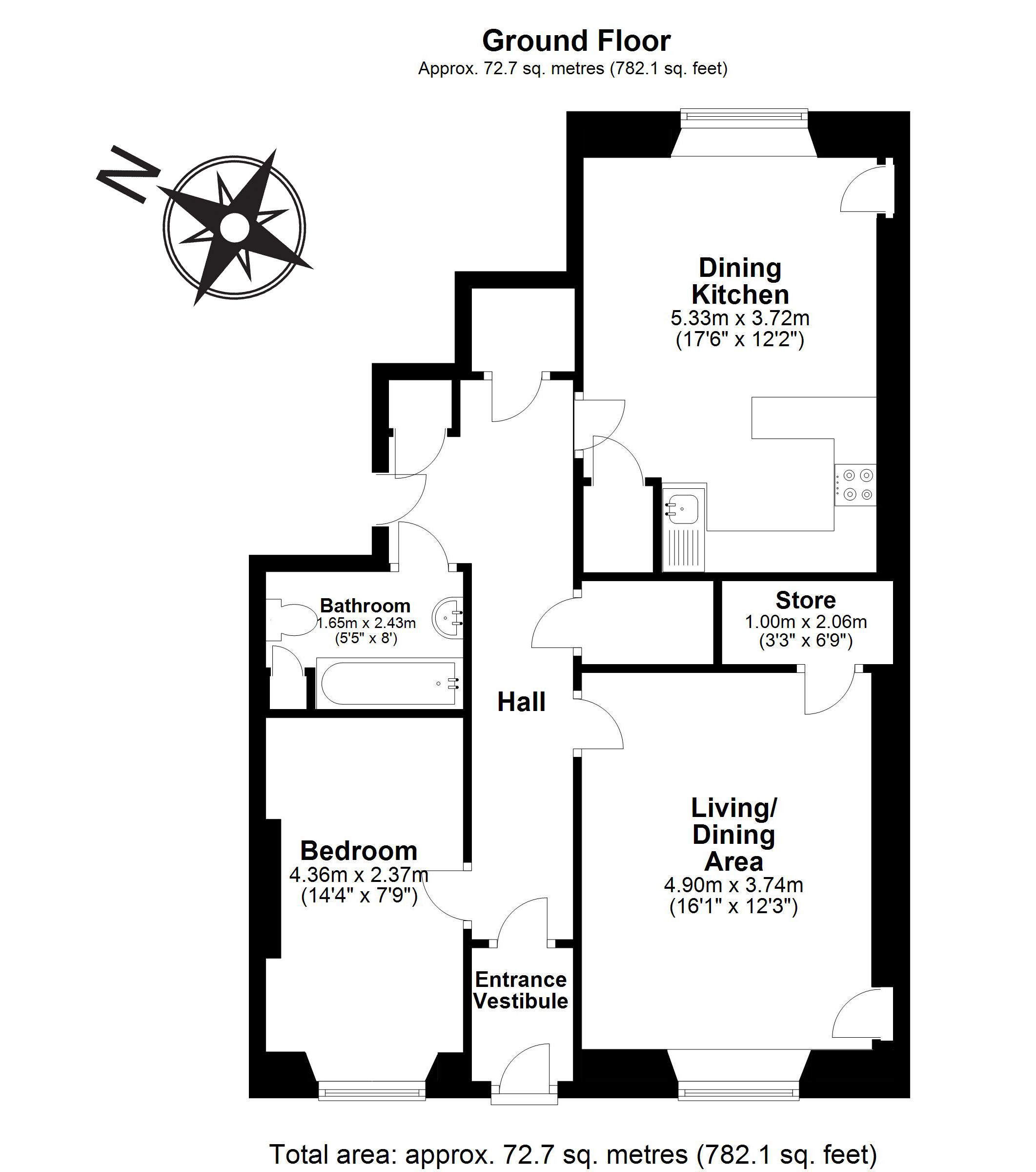 1 Bedrooms Flat for sale in 31 Oxford Street, Newington EH8