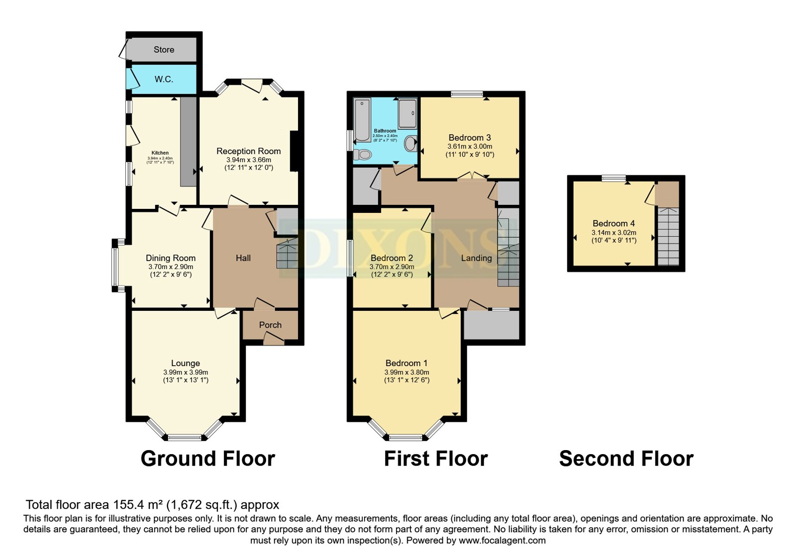 125, Kingsbury Road, Birmingham floorplan