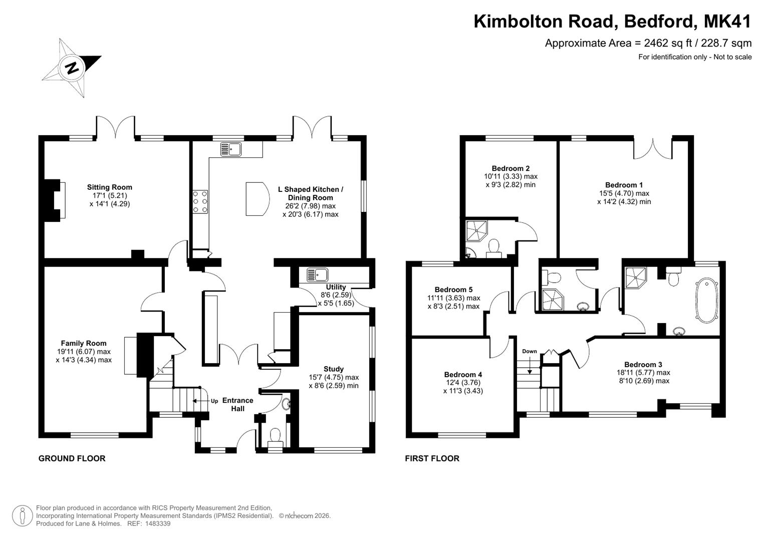 286, Kimbolton Road, Bedford floorplan