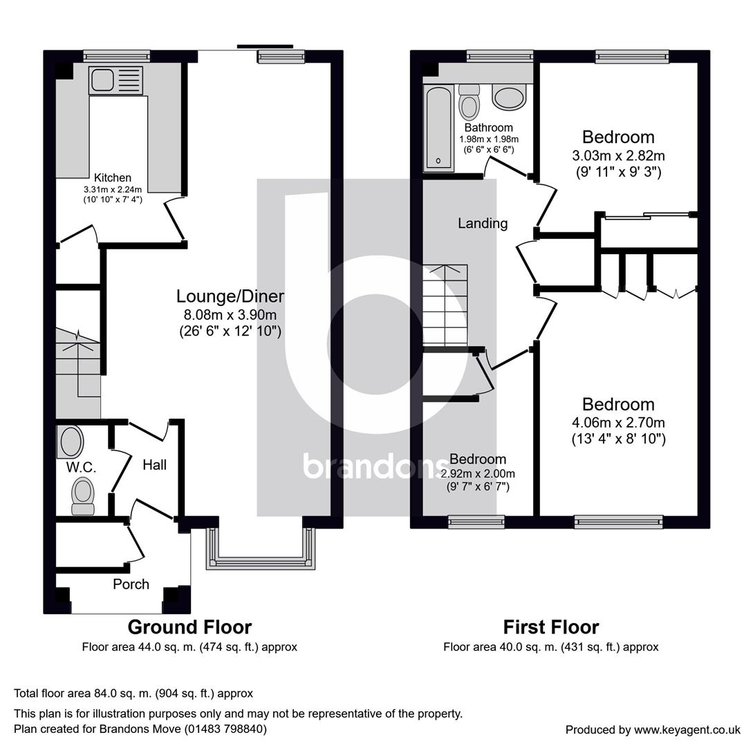 3 Bedrooms Terraced house for sale in Mint Walk, Knaphill, Woking GU21