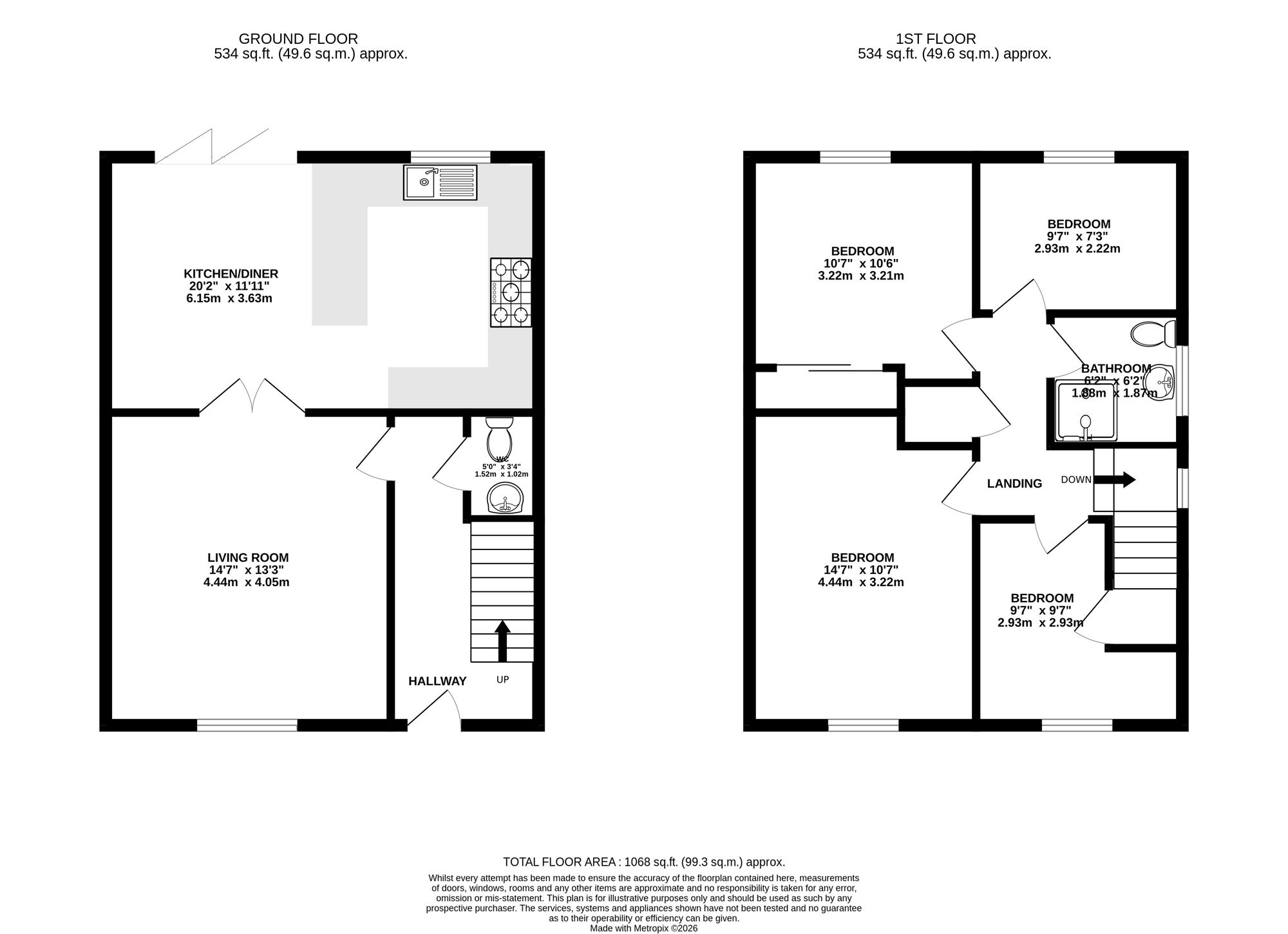 21 Hazel Close, Pontypool floorplan