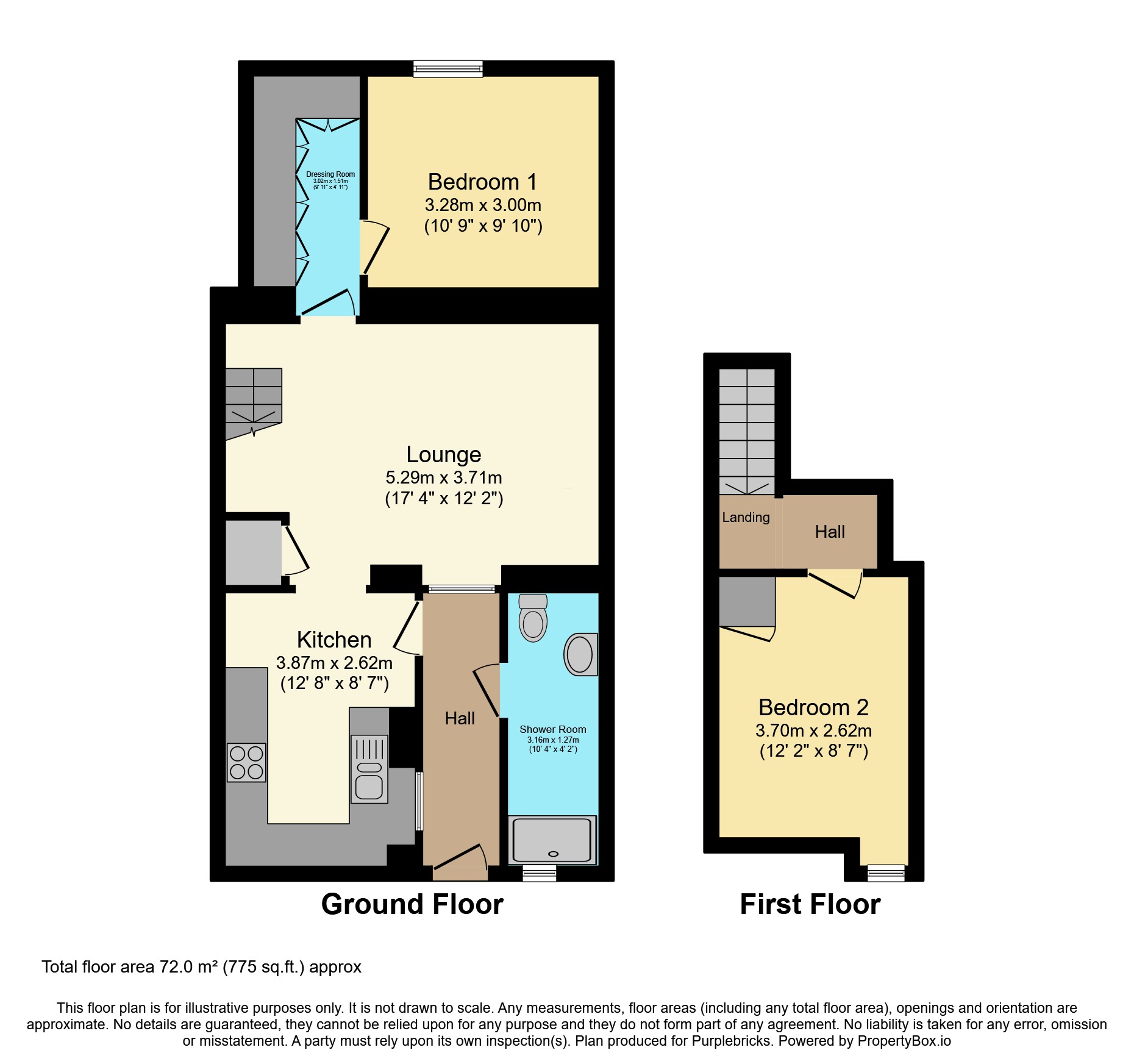 34, Compton Place, Torquay floorplan