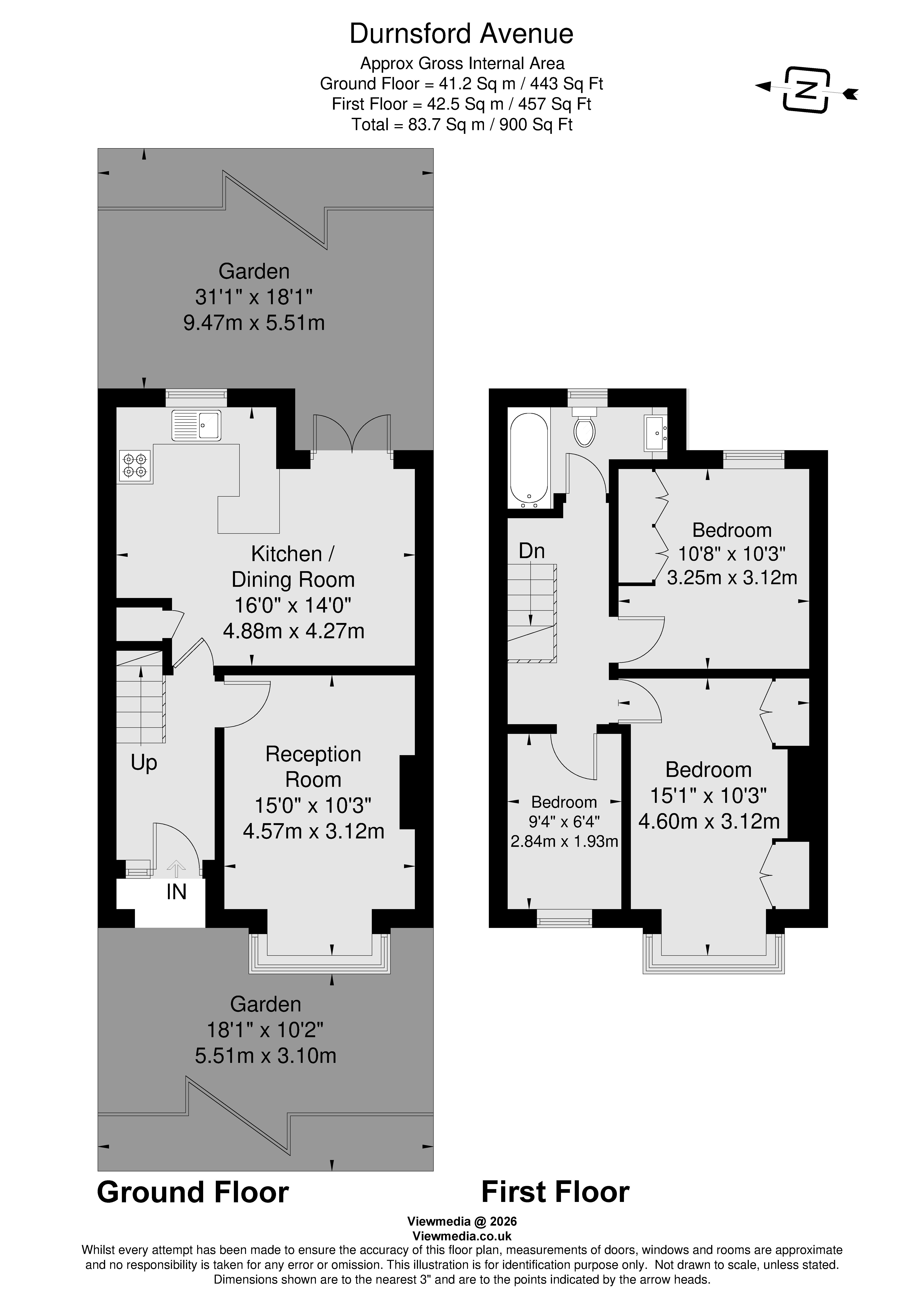 4, Durnsford Avenue, Southfields floorplan