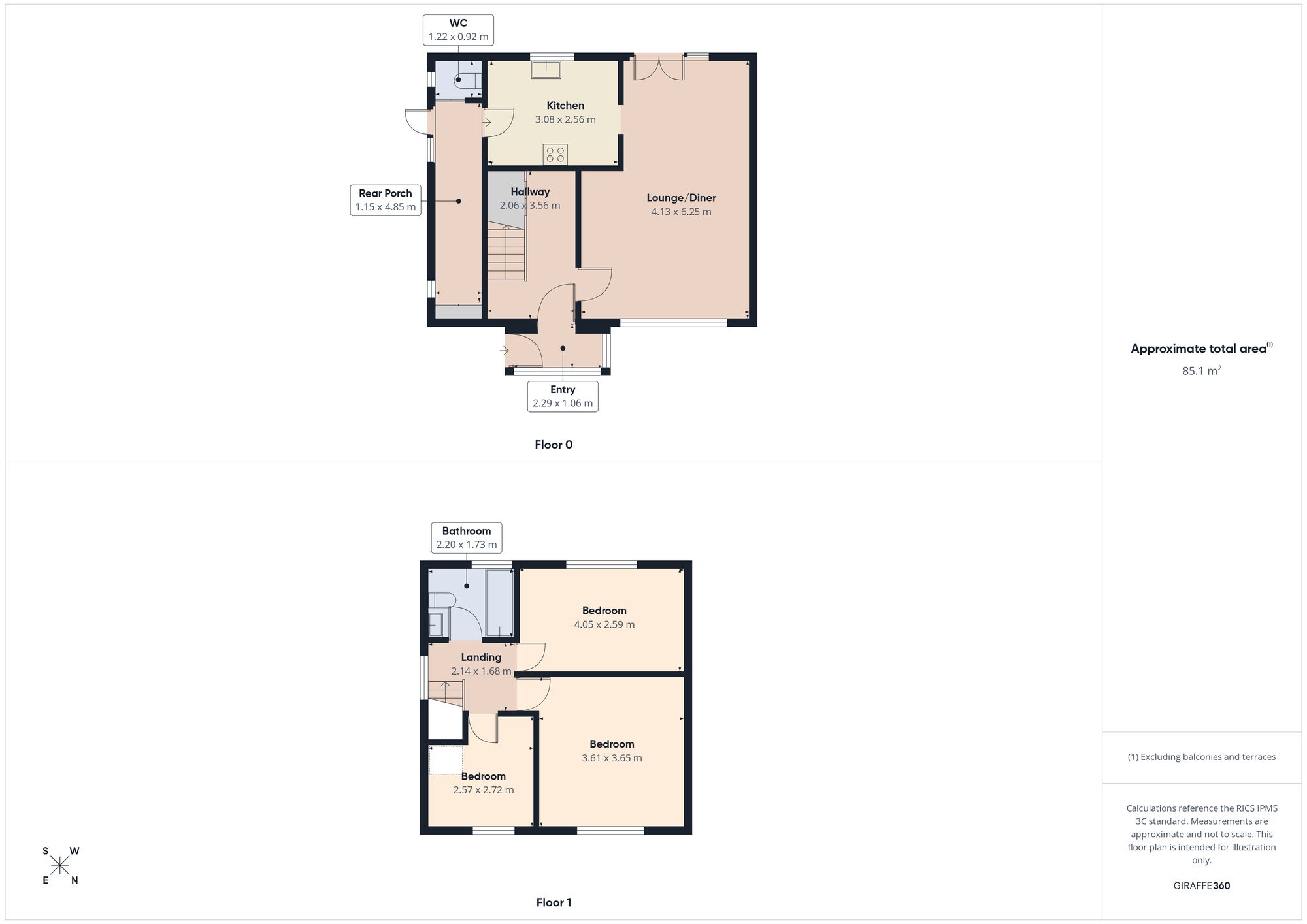 1 Hesleyside Drive, Newcastle Upon Tyne floorplan