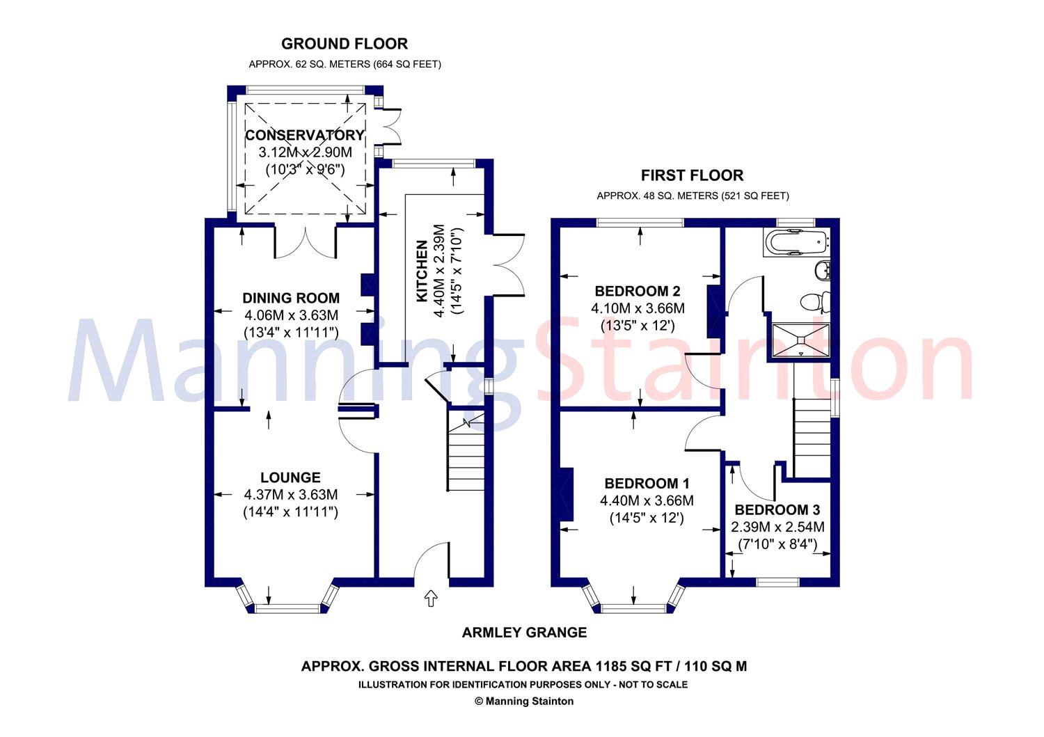 3 Bedrooms Semi-detached house for sale in Armley Grange Oval, Leeds, West Yorkshire LS12