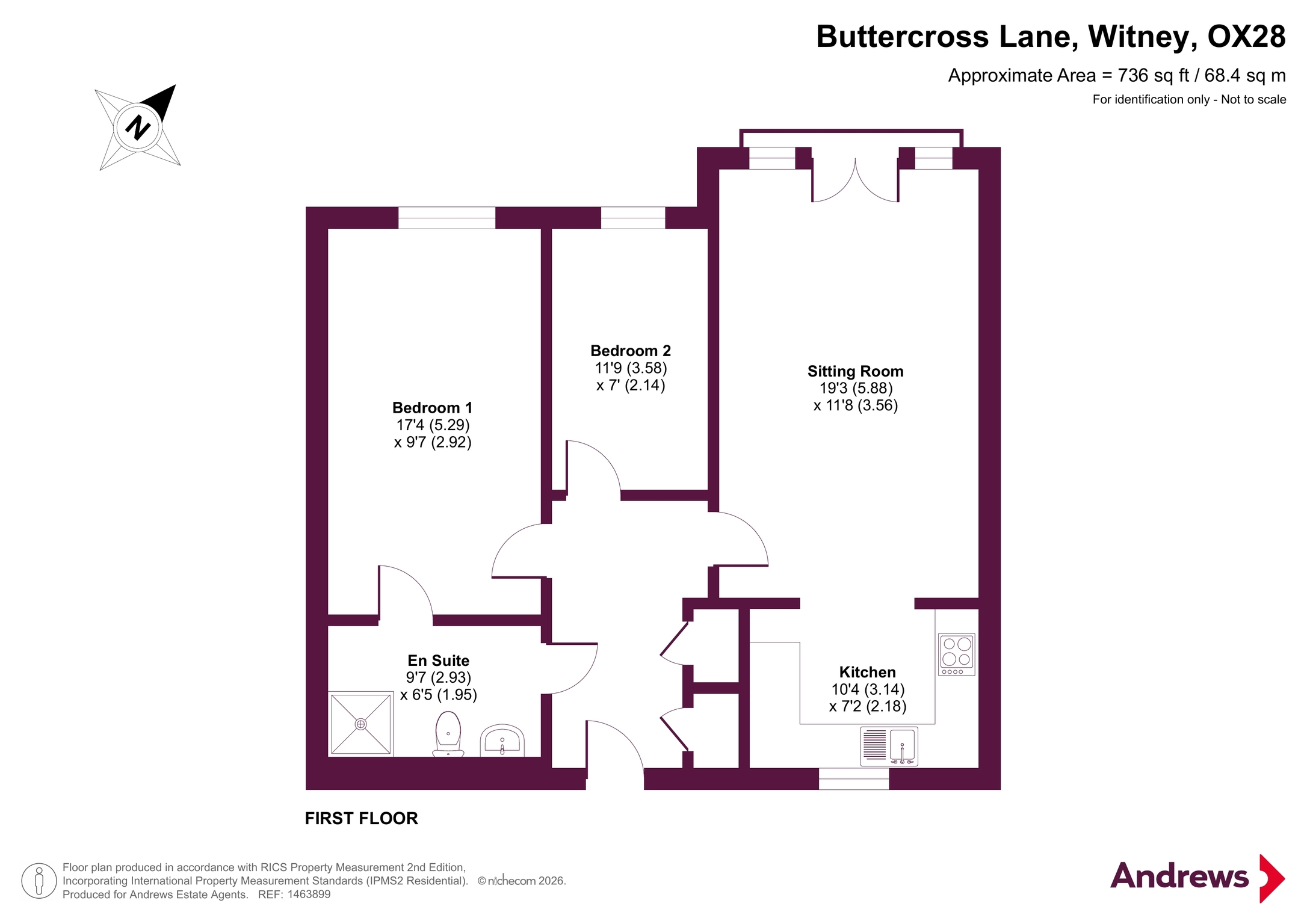 39,, Fernleigh, Witney floorplan