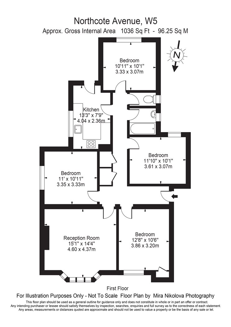 46, Northcote Avenue, London floorplan