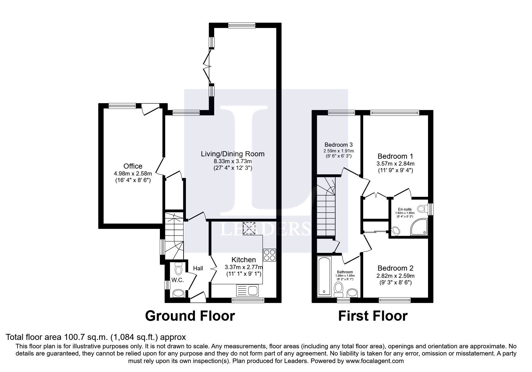 16, Forester Close, Ipswich floorplan