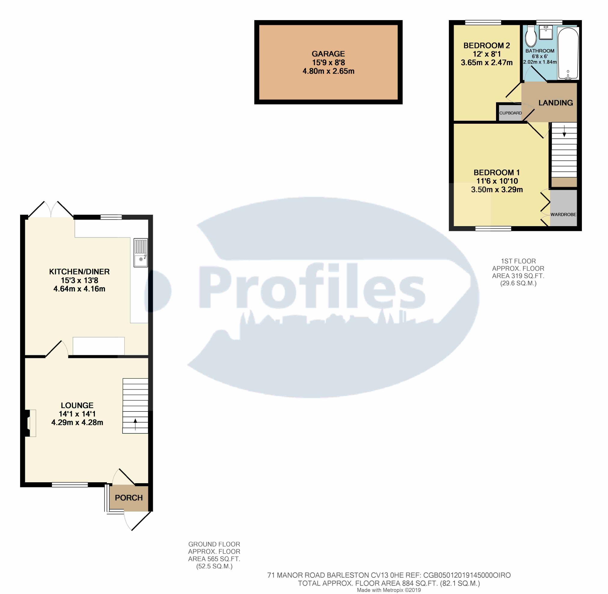 2 Bedrooms Town house for sale in Manor Road, Barlestone, Nuneaton CV13