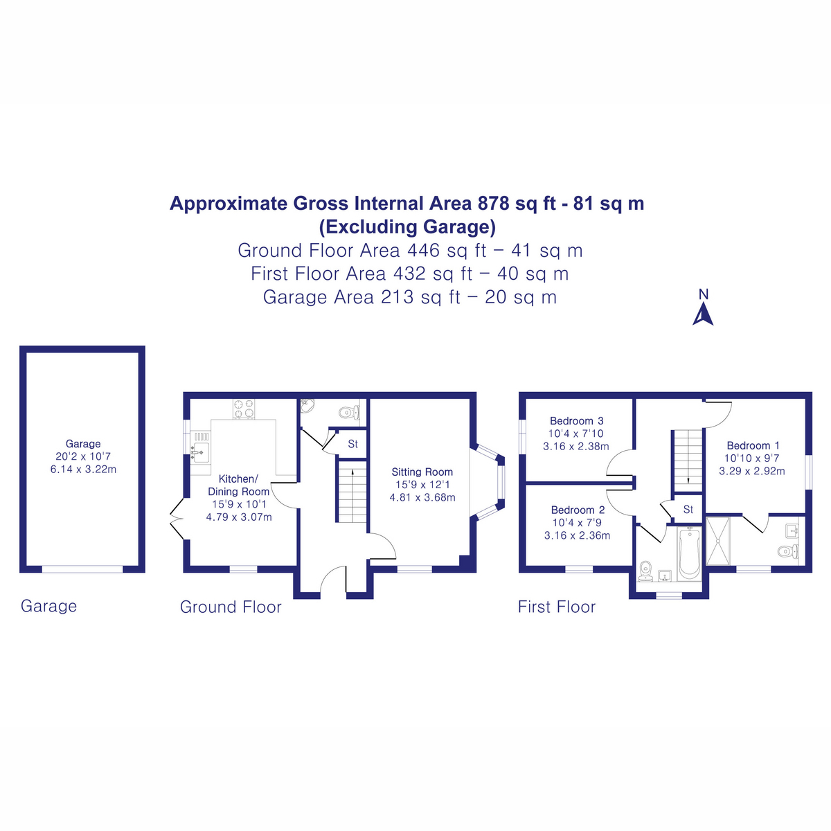 21, Kingston Drive, Bicester floorplan