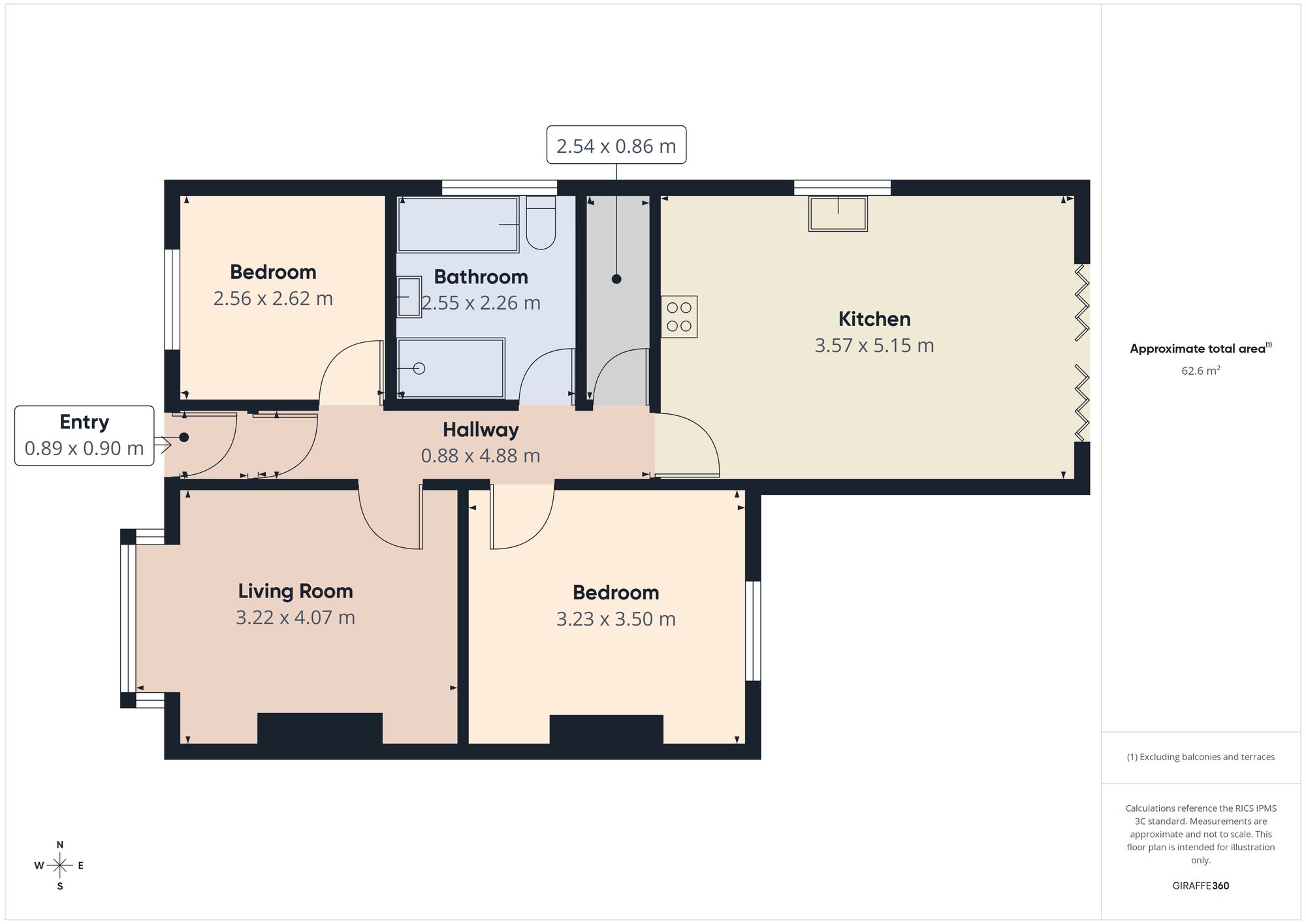9 Oakwood Gardens, Gateshead floorplan