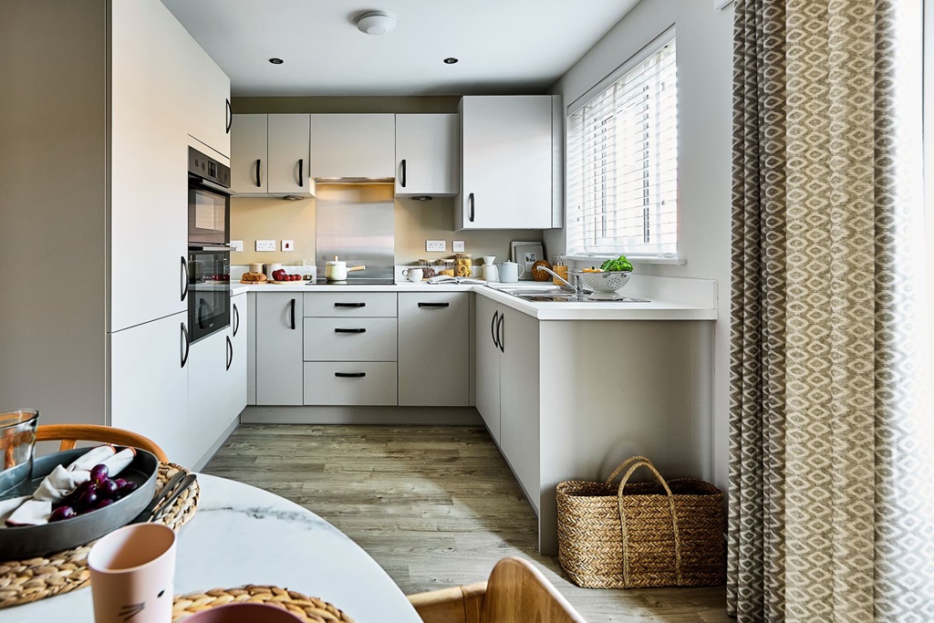 Family Kitchen With Perfectly Placed Dining Area