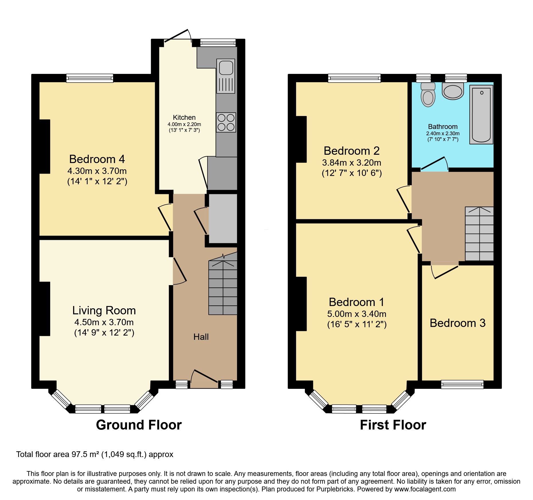 6, Summerlands Avenue, London floorplan