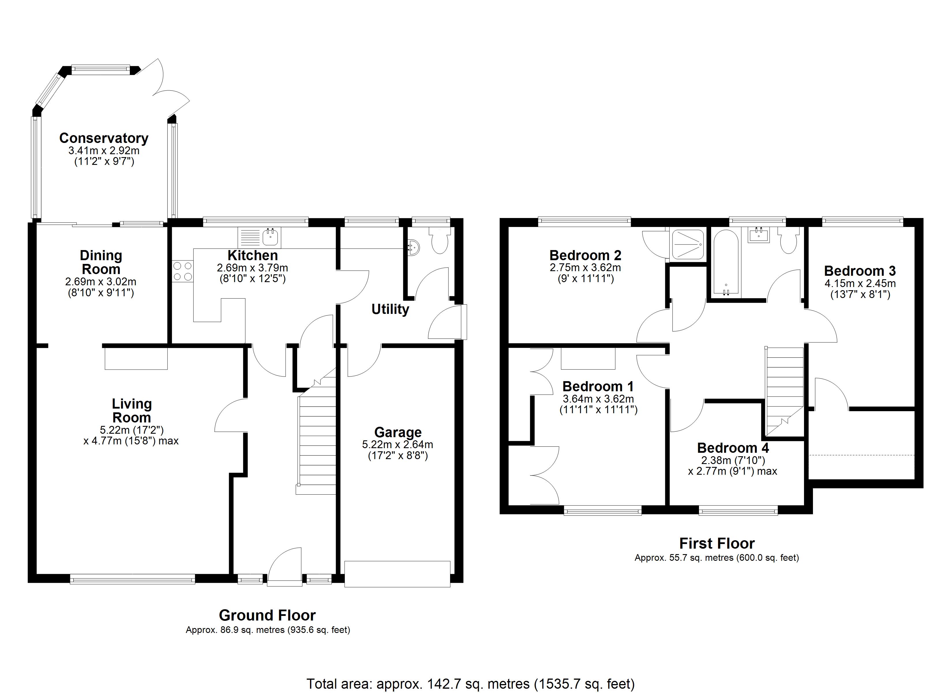 38, The Pastures, Westwood floorplan