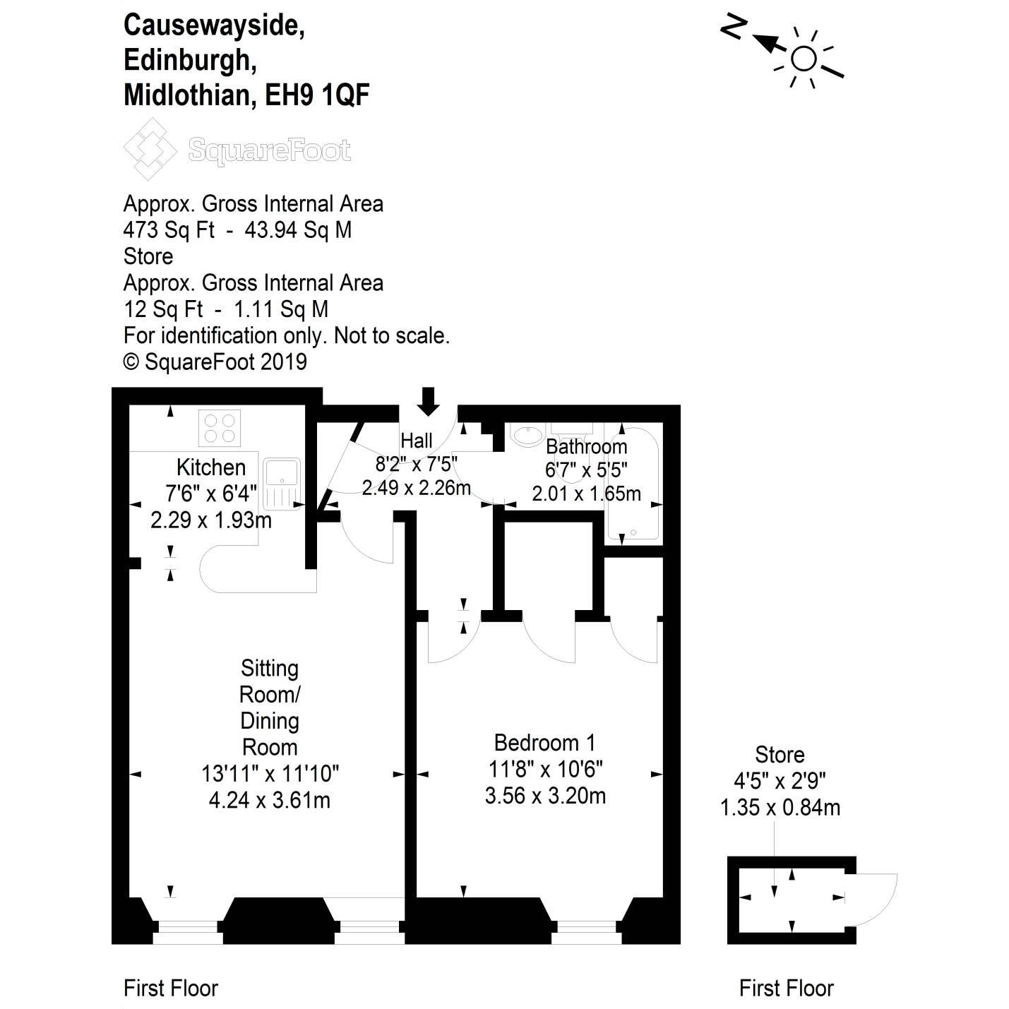 1 Bedrooms Flat for sale in 23/2 Causewayside, Newington EH9