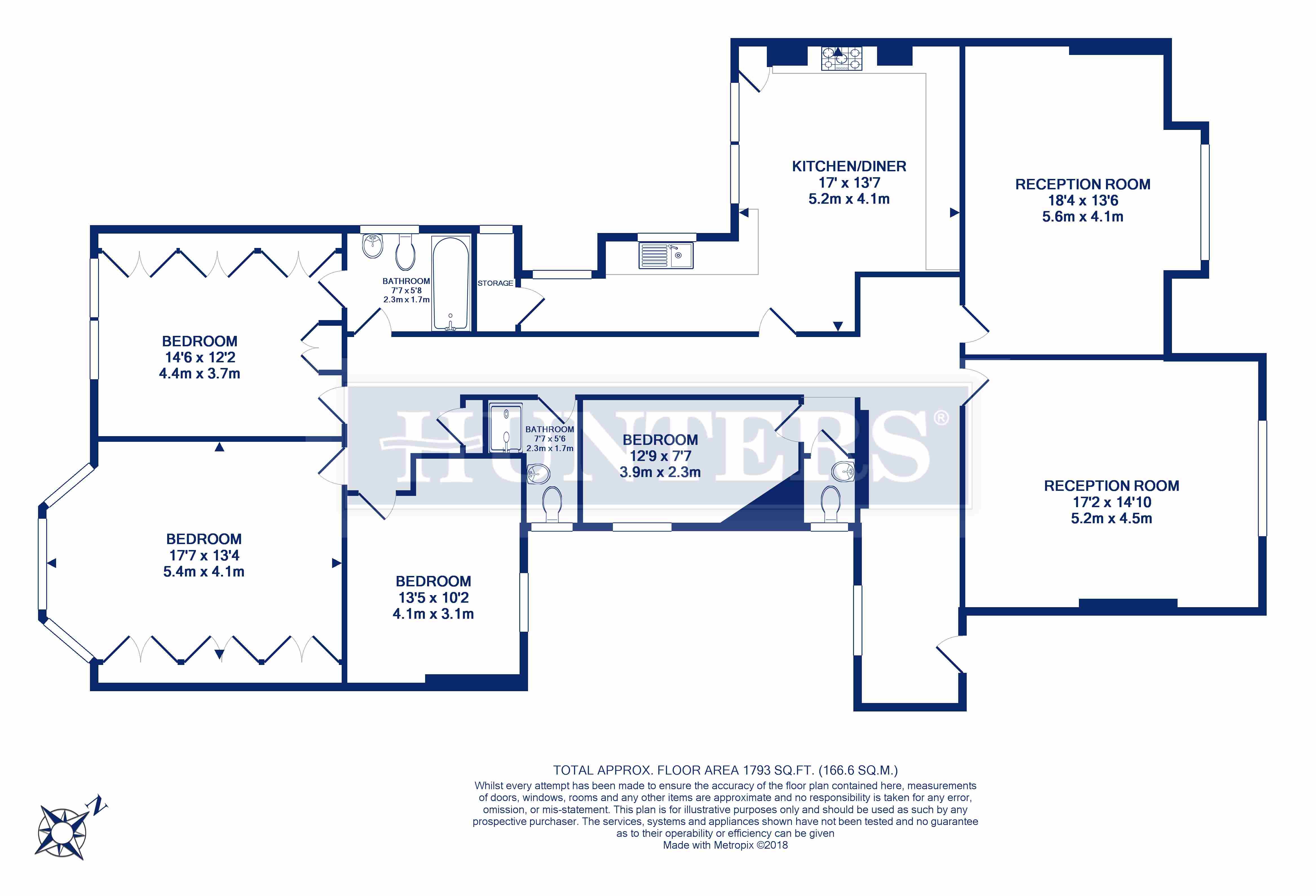 4 Bedrooms Flat for sale in Finchley Road, London NW3