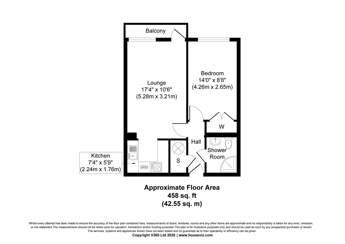 Flat 19, Westwood Court, Enfield floorplan