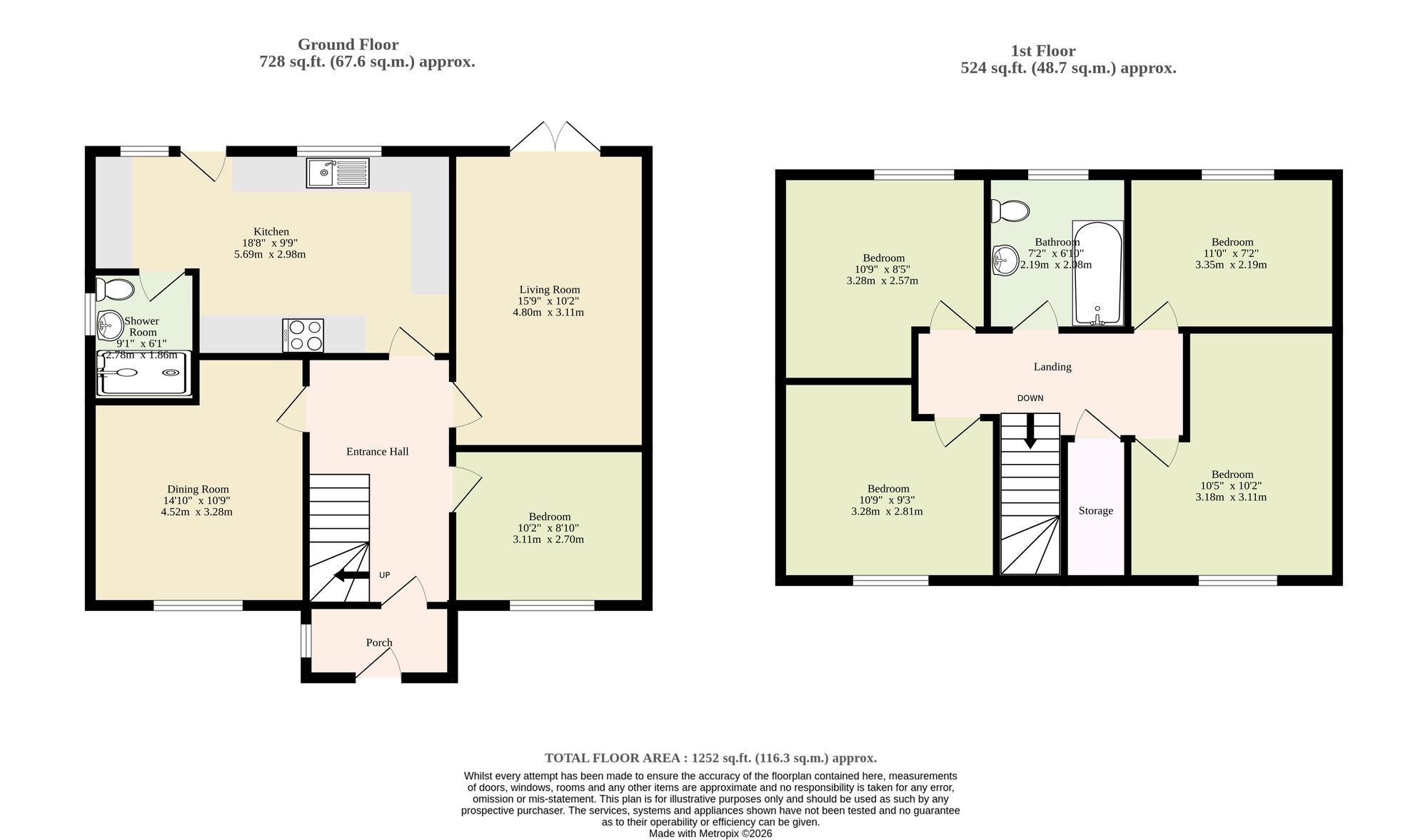 43 Gardeners Road, Stowmarket floorplan
