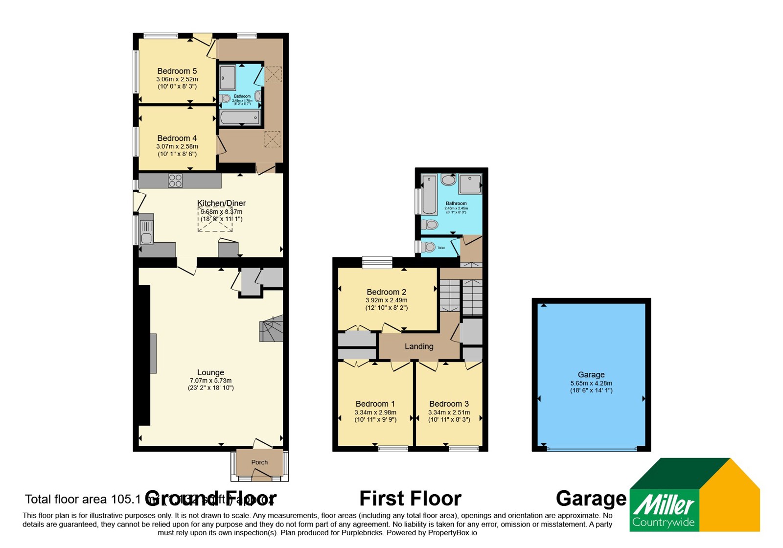 Penberthy Road, Redruth floorplan