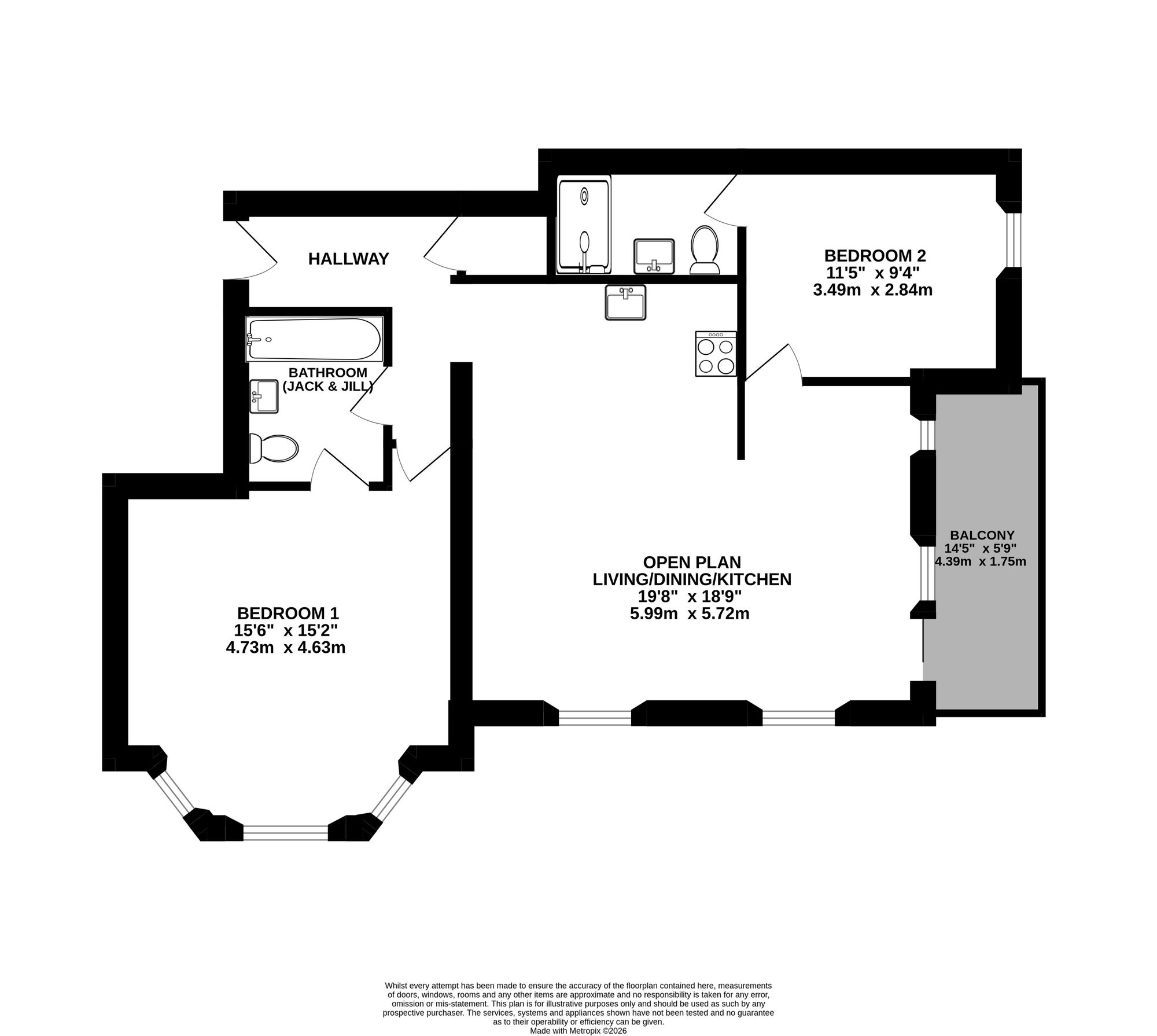 Flat 11, Chilworth House, High Wycombe floorplan
