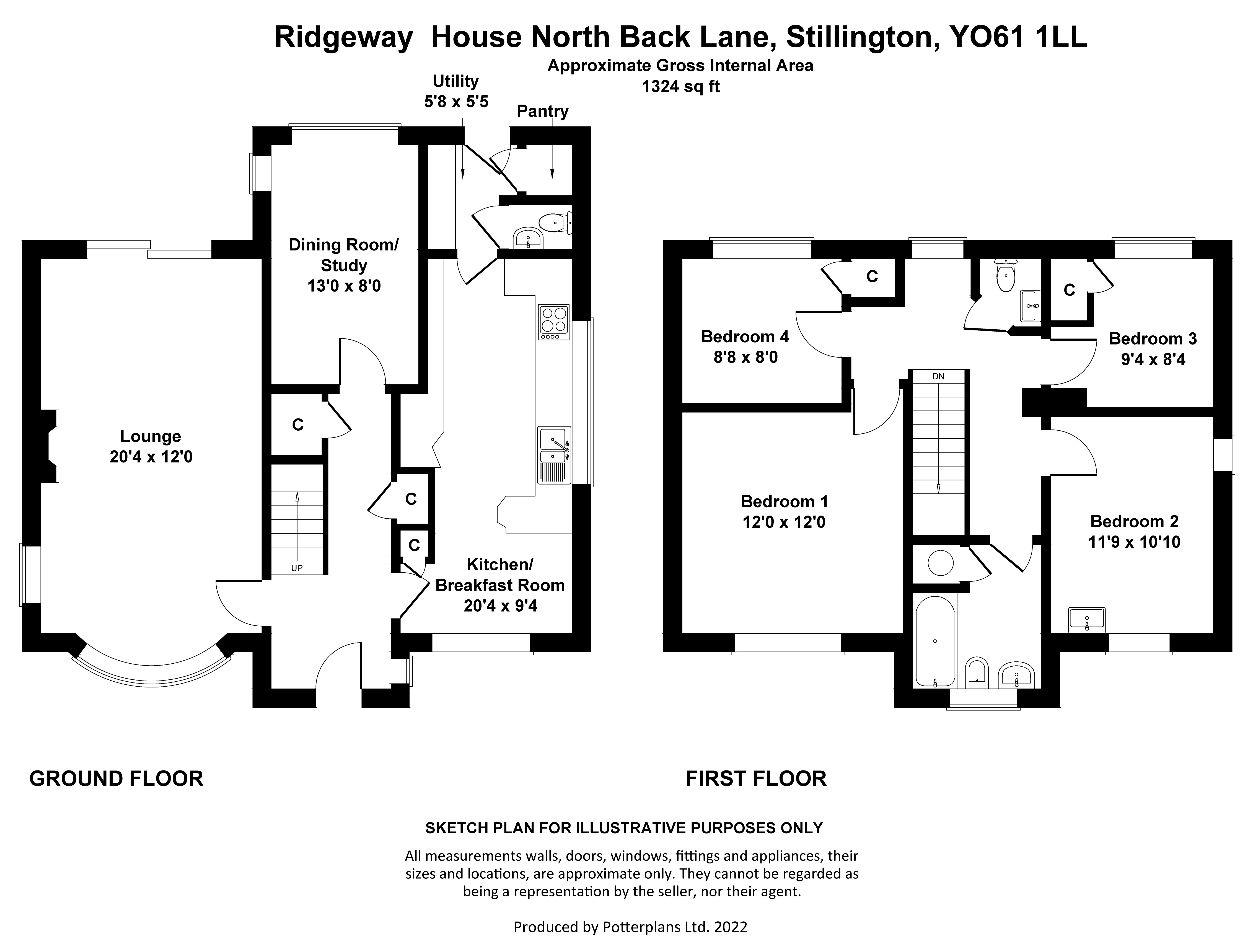 North Back Lane, Stillington, York YO61, 4 bedroom detached house for ...