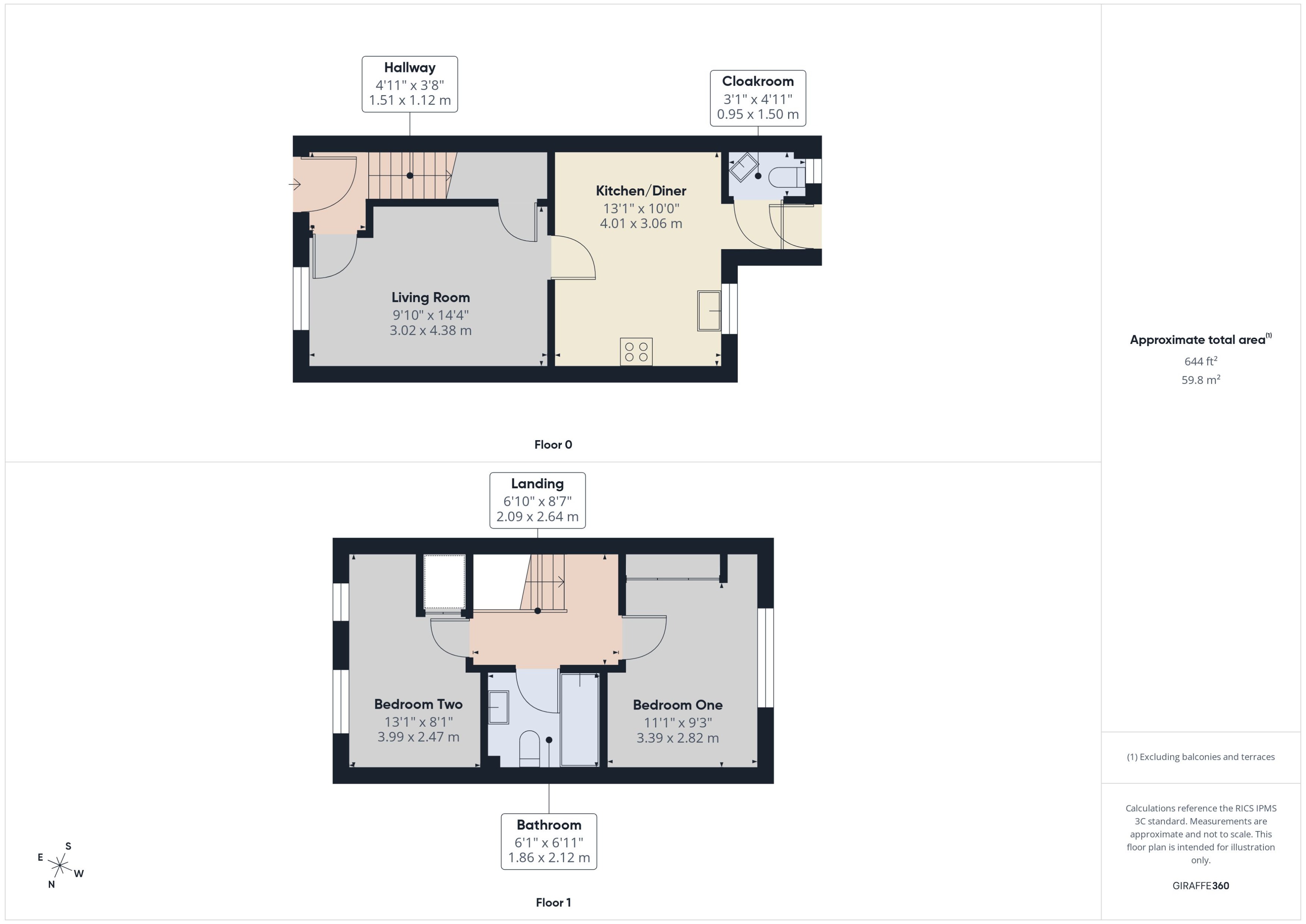 13, Tunbridge Way, Ashford floorplan