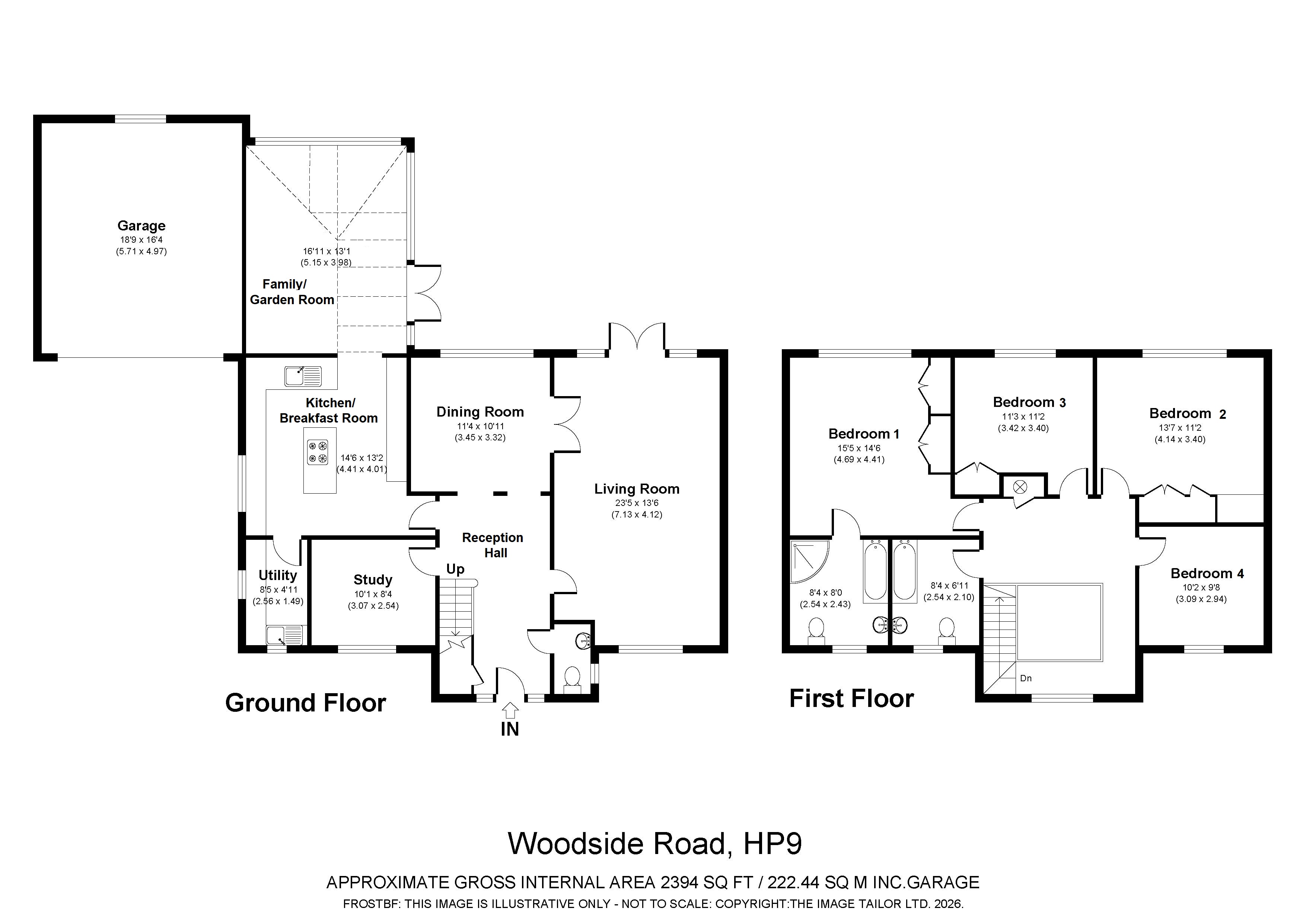 2b, Woodside Road, Buckinghamshire floorplan