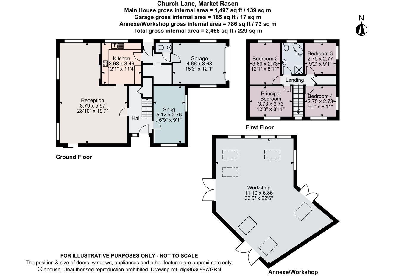 3, Church Lane, Market Rasen floorplan