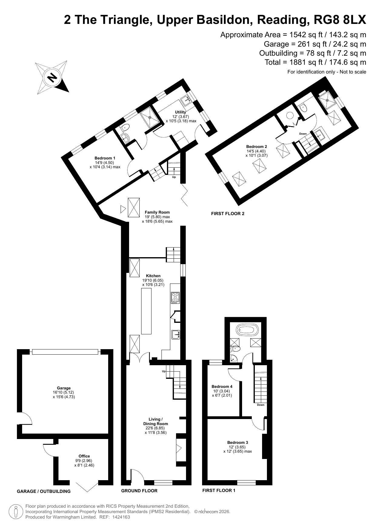 2 The Triangle, Upper Basildon floorplan