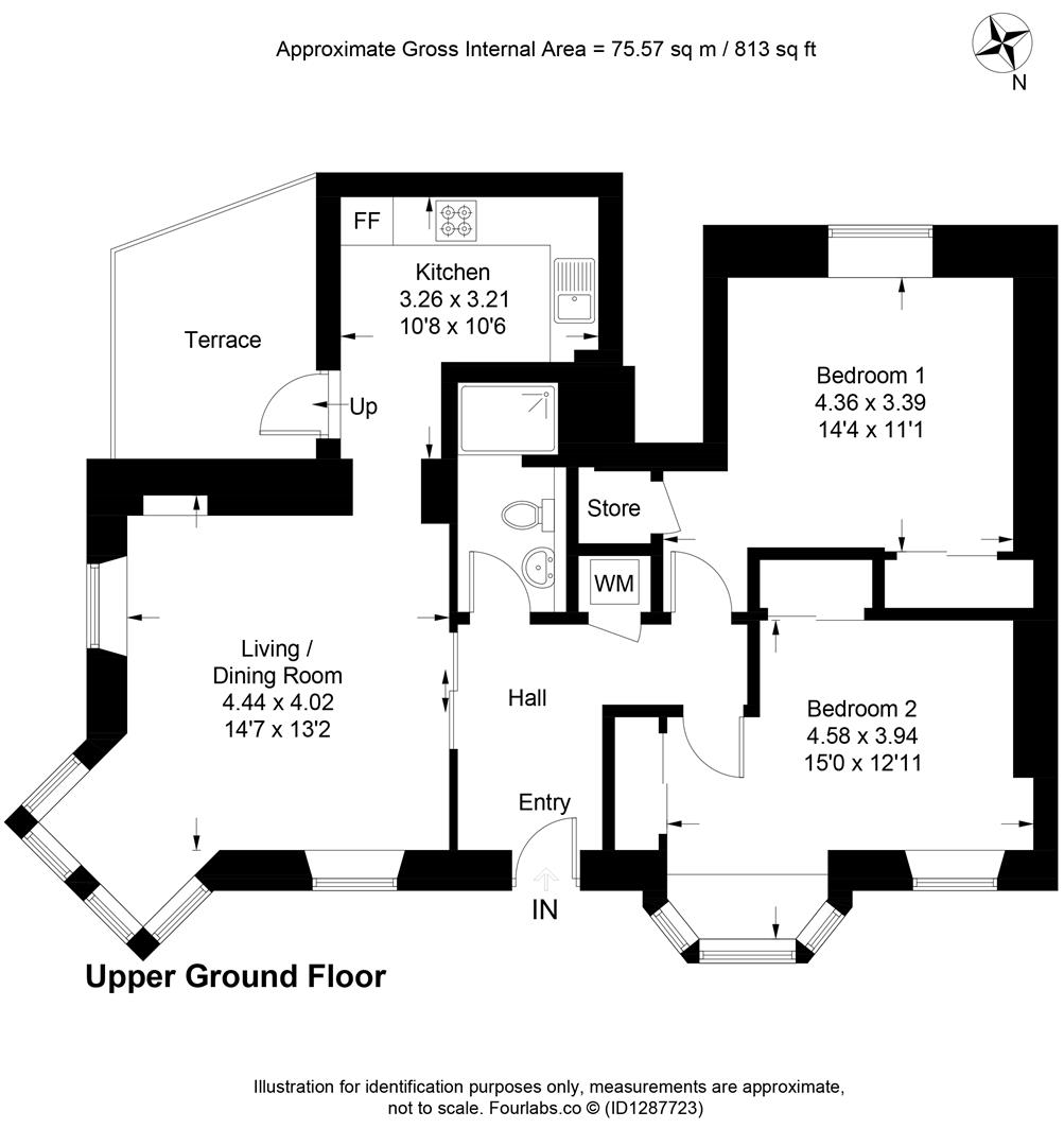 2 Allen House, Lannoweth Road, Penzance floorplan