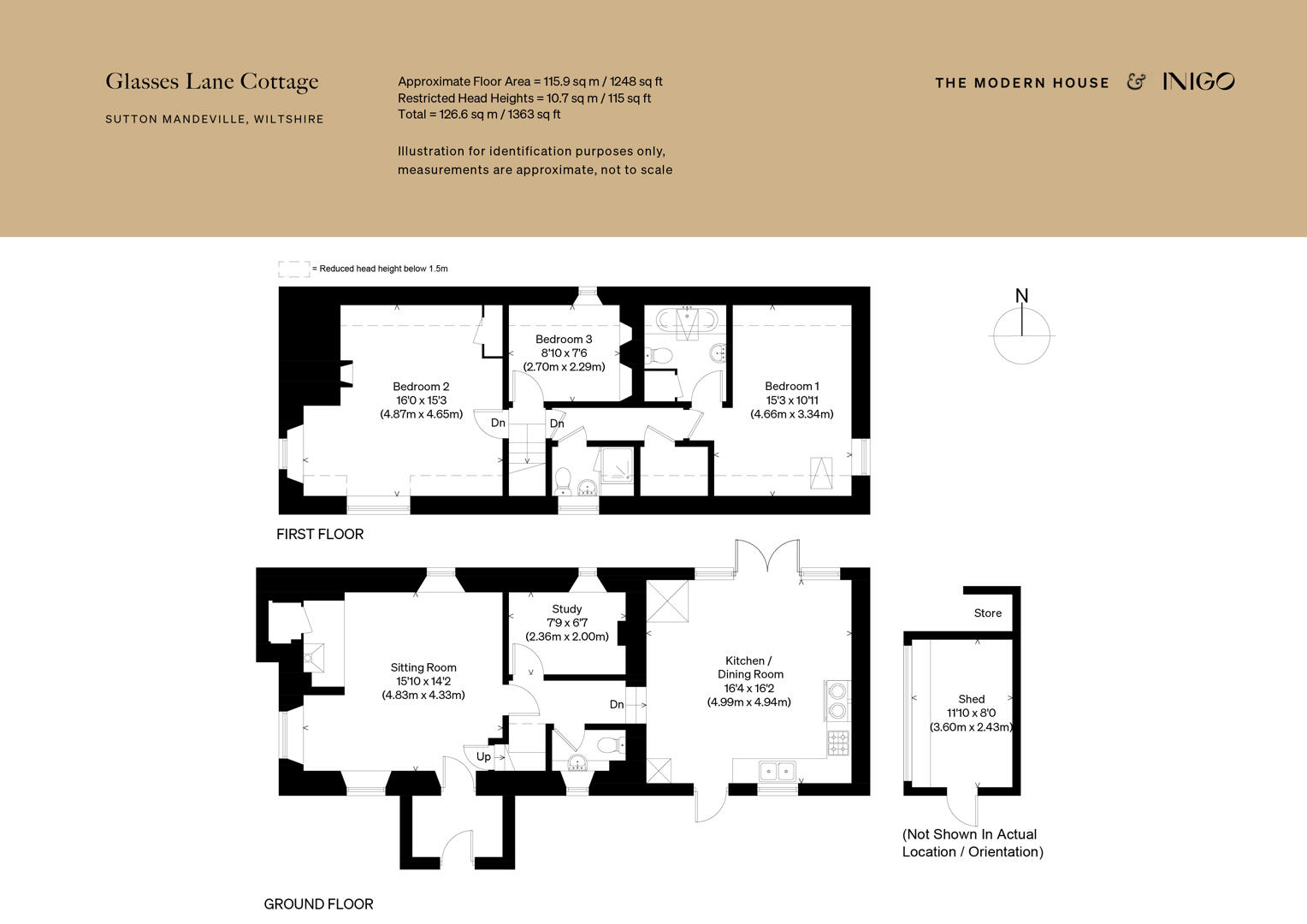 Glasses Lane Cottage, Glasses Lane, Salisbury floorplan