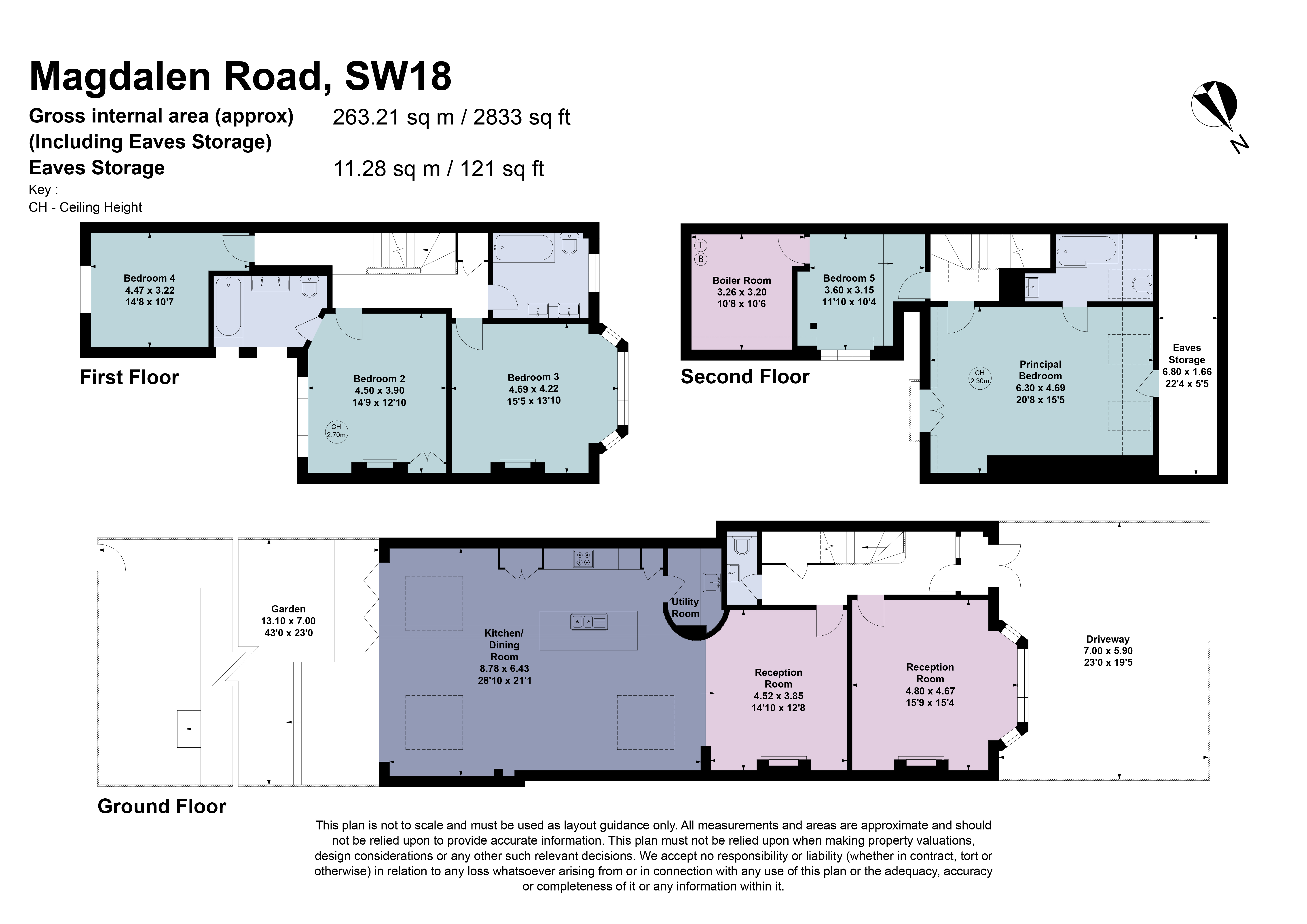 Magdalen Road, London floorplan