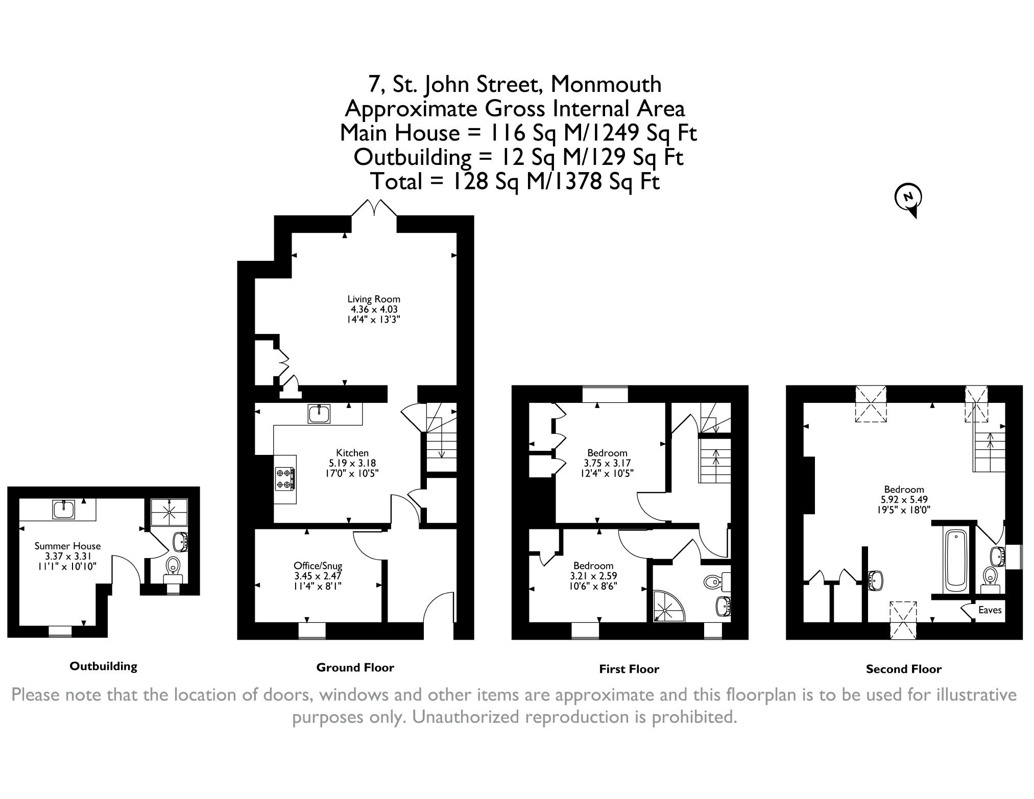 7, St. John Street, Monmouth floorplan