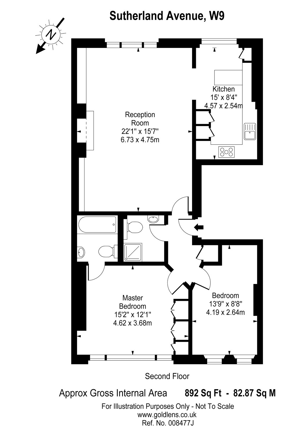 2 Bedrooms Flat for sale in Sutherland Avenue, Little Venice, London W9