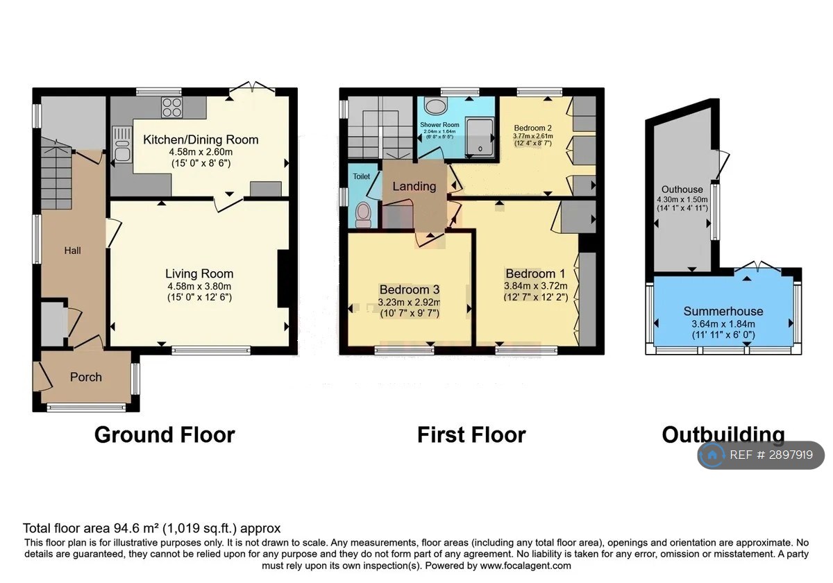 Cotleigh Road, Sheffield floorplan