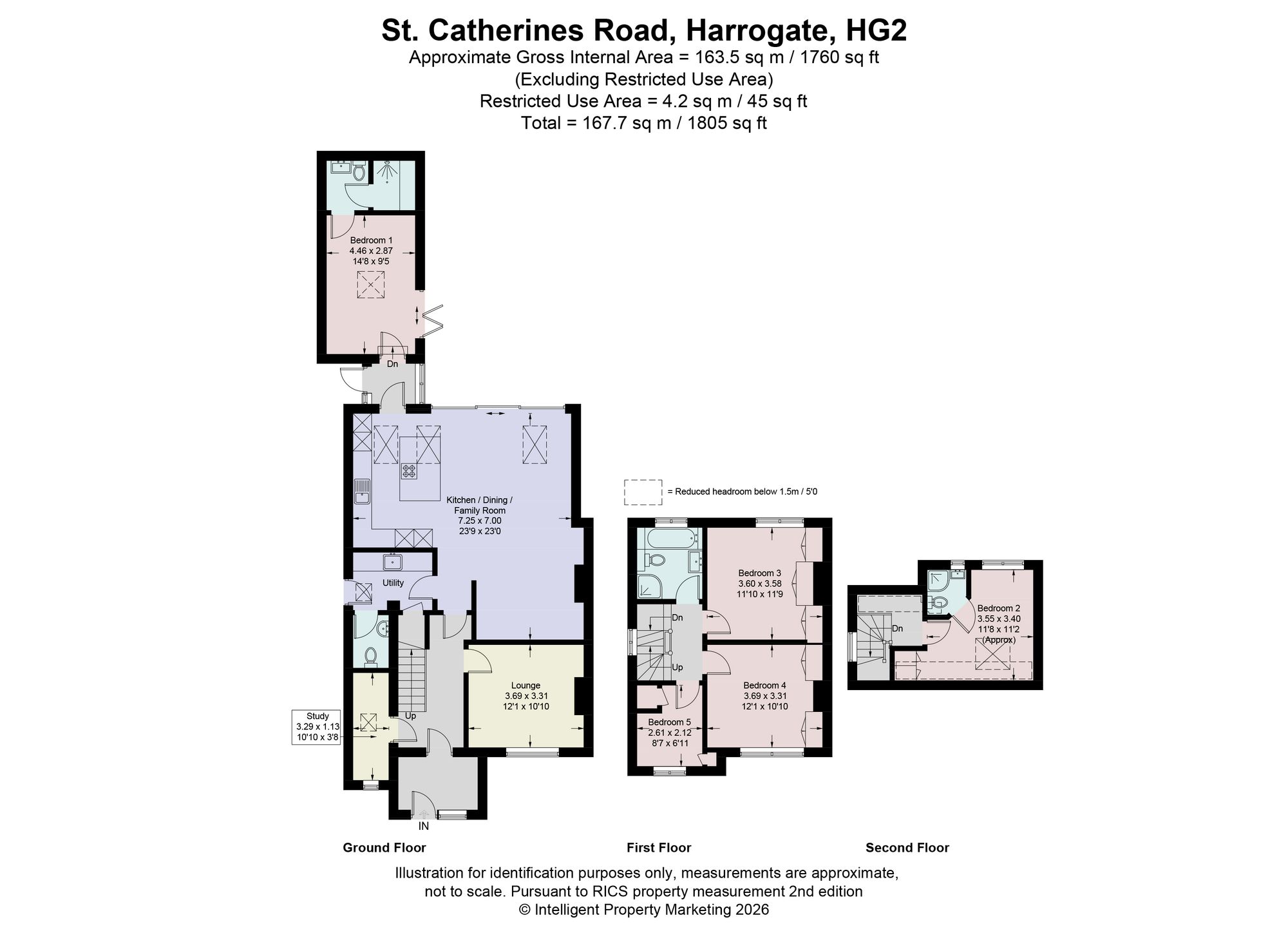 34 St. Catherines Road, Harrogate floorplan