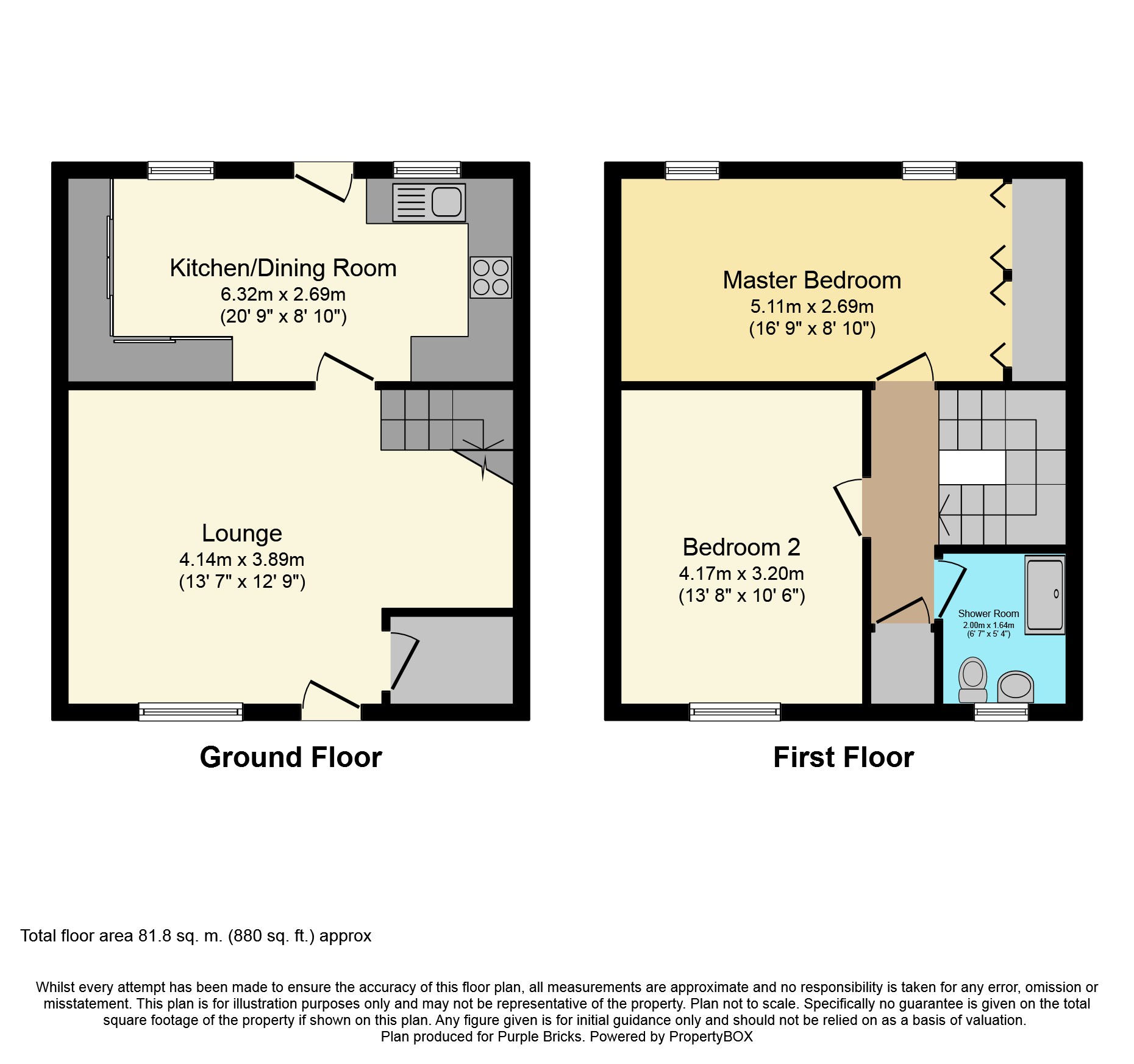 2 Bedrooms Terraced house for sale in Broompark East, Menstrie FK11