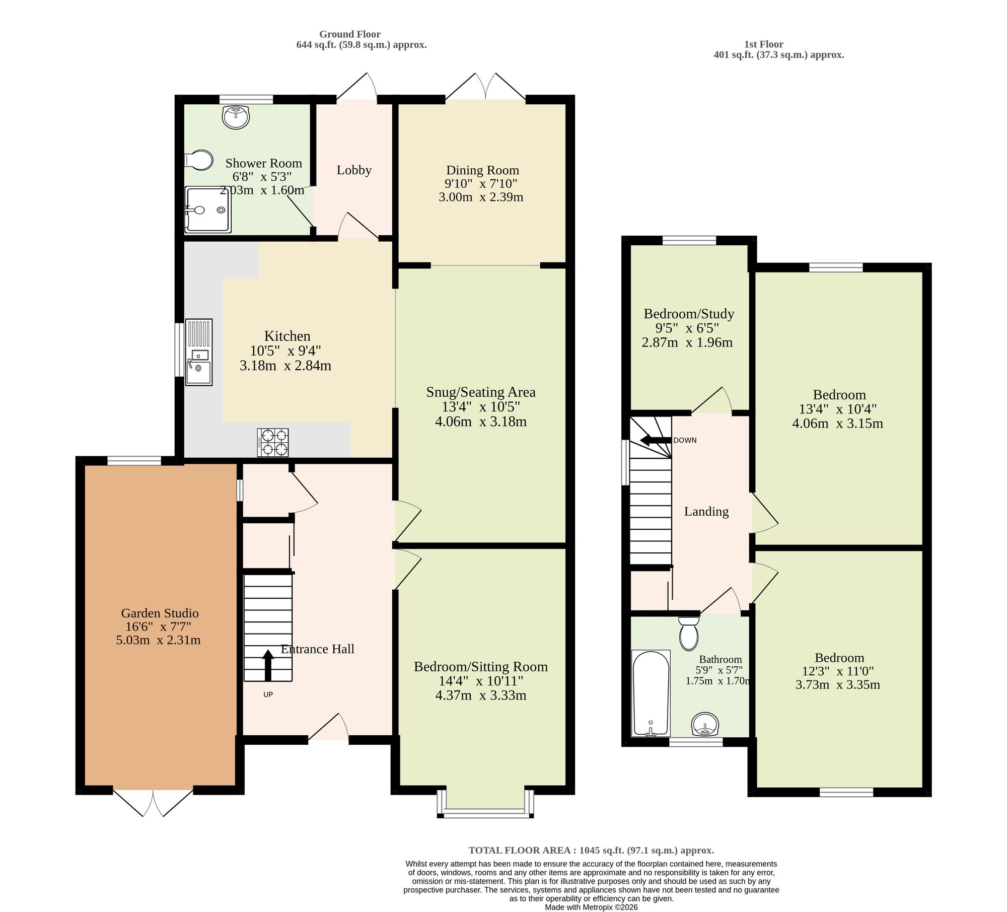 394 Dereham Road, Norwich floorplan