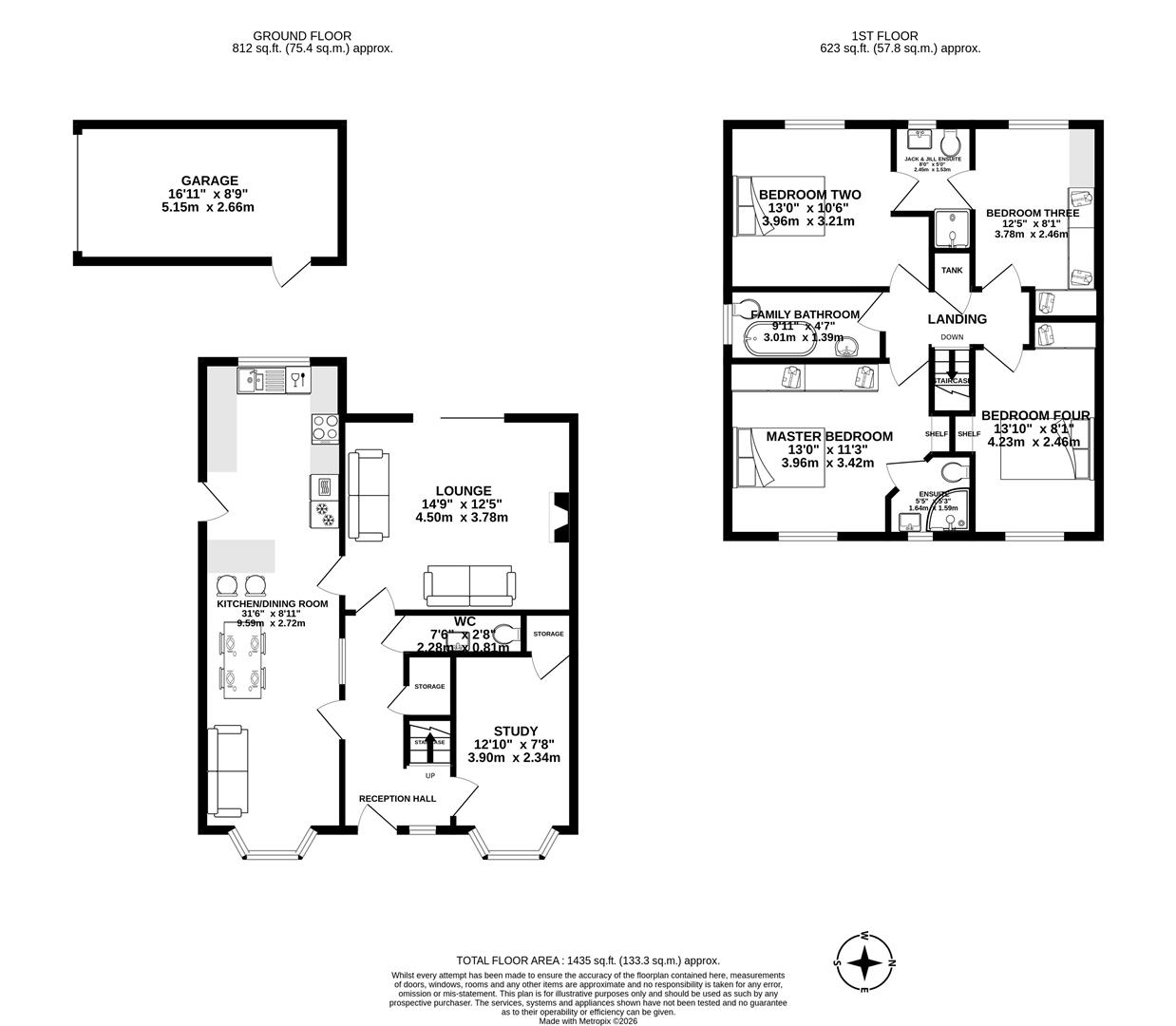 4, Delph Way, Chorley floorplan