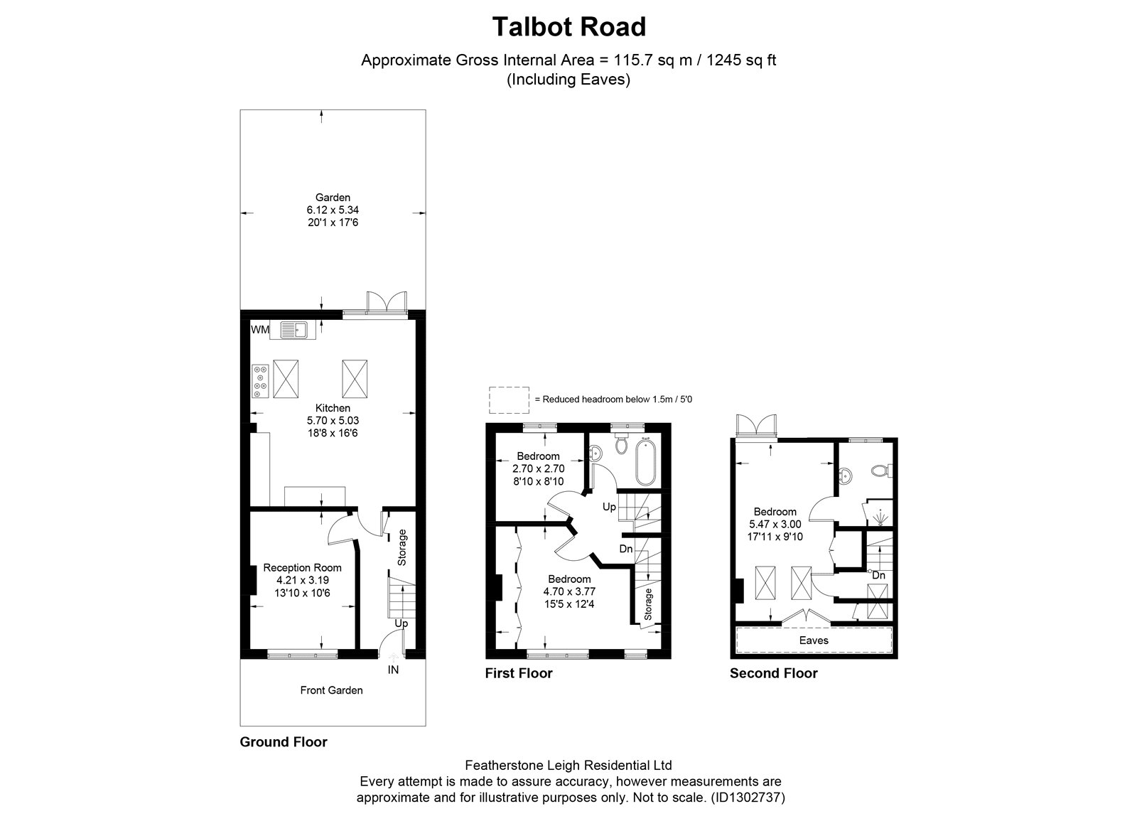 15, Talbot Road, Twickenham floorplan