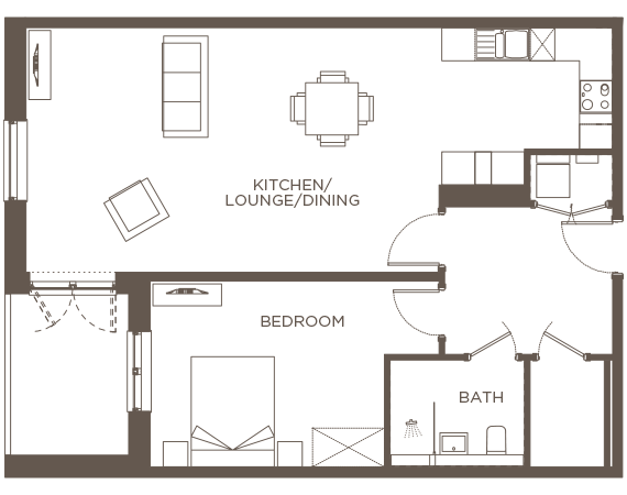 Mount Battenhall Retirement Village,Apartment 2 Astley, Battenhall Avenue, Worcester floorplan