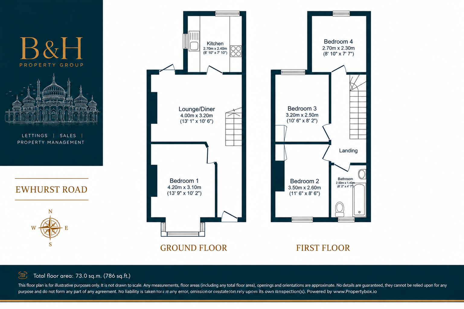 47, Ewhurst Road floorplan