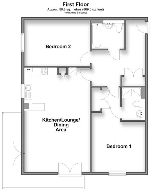 Eyres Drive Castle Hill, Ebbsfleet Valley, Swanscombe floorplan