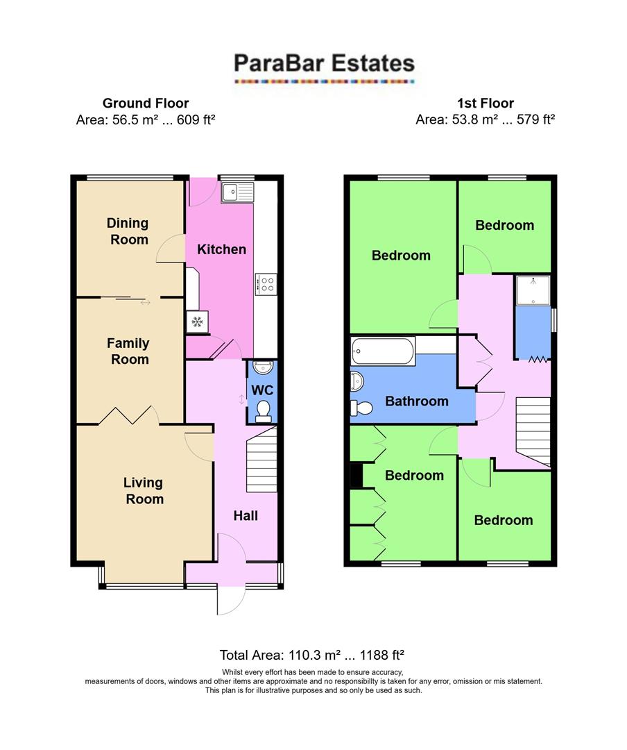 1, Perry Street, Billericay floorplan