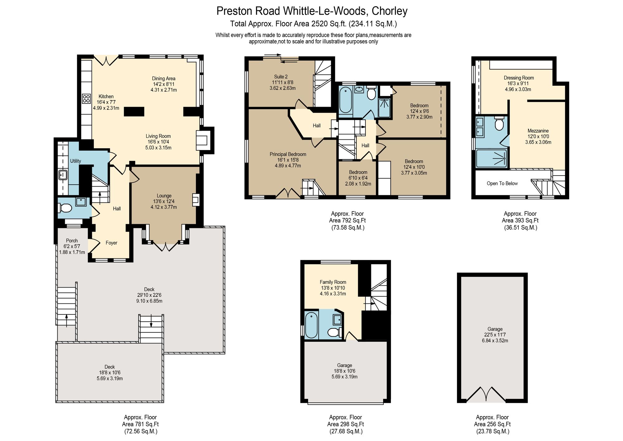 222 Preston Road, Chorley floorplan